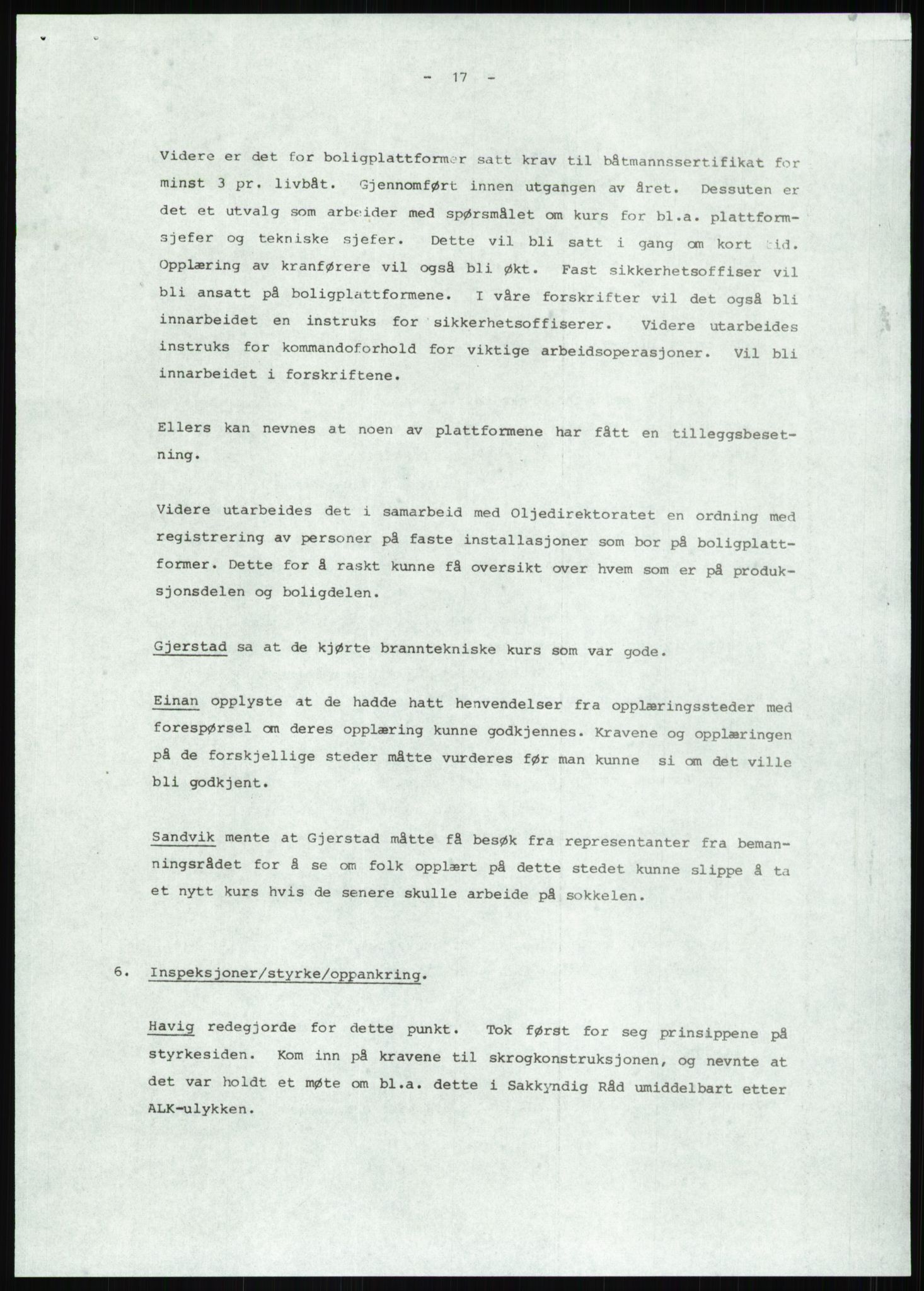 Justisdepartementet, Granskningskommisjonen ved Alexander Kielland-ulykken 27.3.1980, AV/RA-S-1165/D/L0013: H Sjøfartsdirektoratet og Skipskontrollen (H25-H43, H45, H47-H48, H50, H52)/I Det norske Veritas (I34, I41, I47), 1980-1981, p. 647