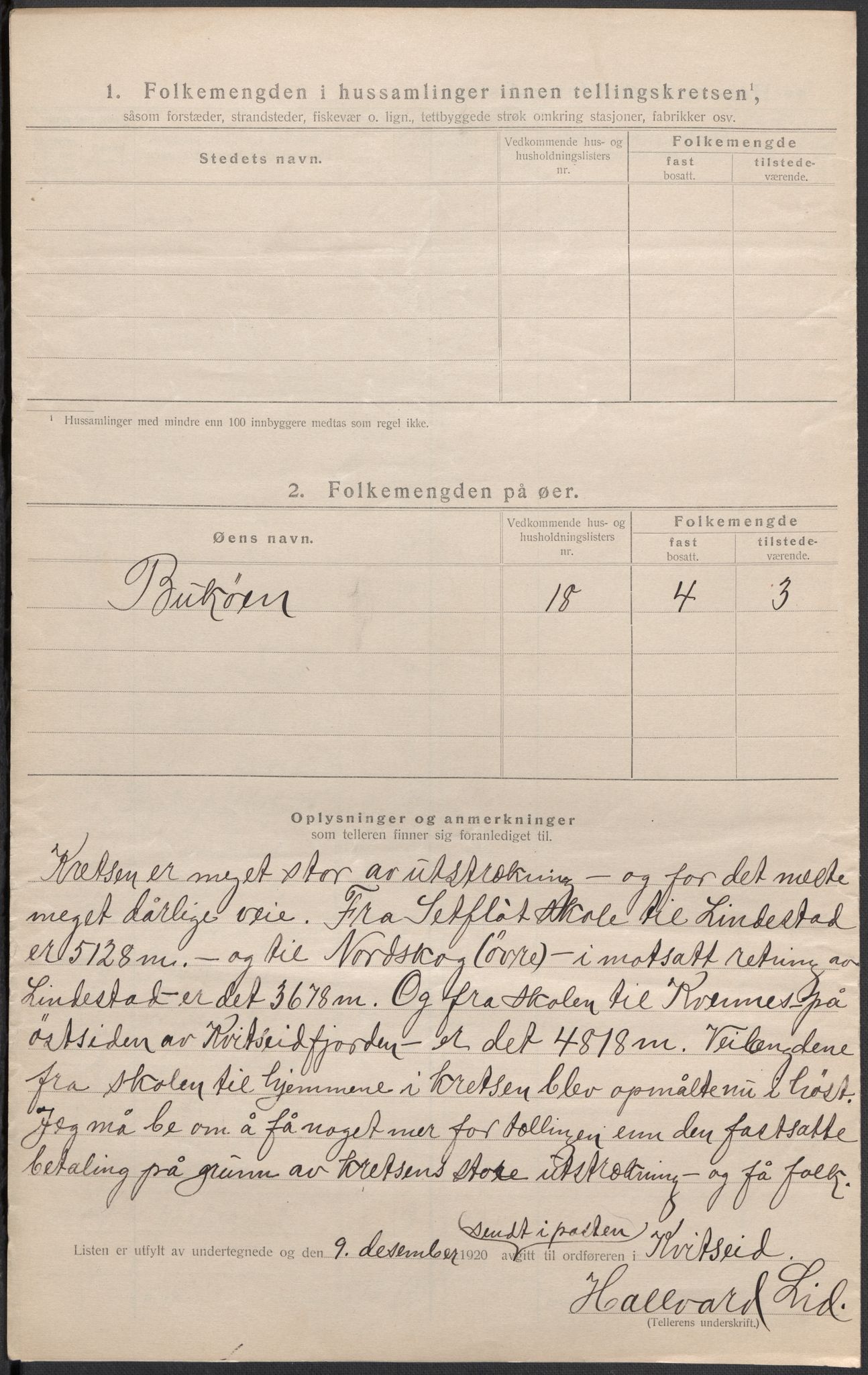 SAKO, 1920 census for Kviteseid, 1920, p. 24