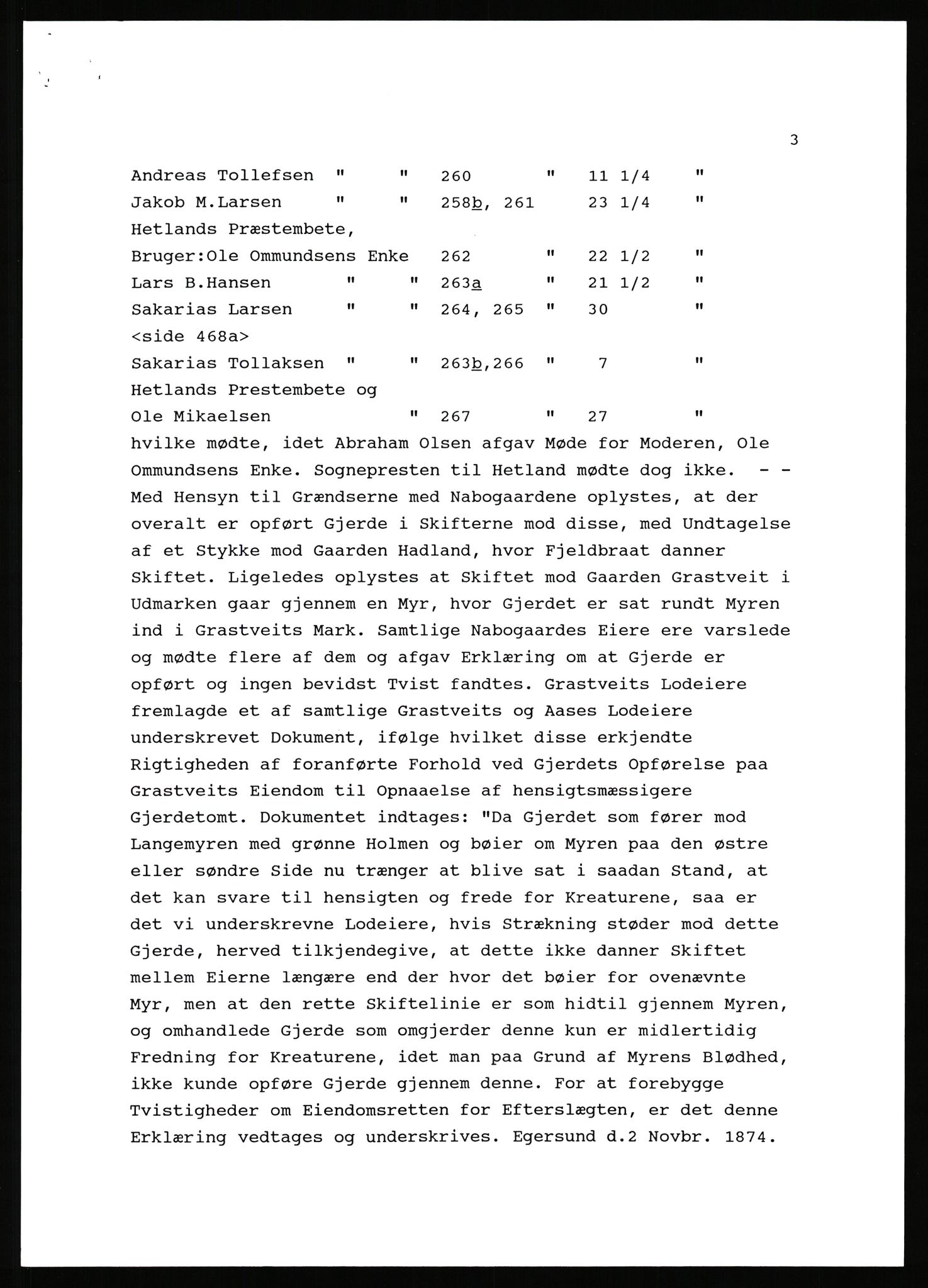 Statsarkivet i Stavanger, AV/SAST-A-101971/03/Y/Yj/L0101: Avskrifter sortert etter gårdsnavn: Årstad - Åse øvre, 1750-1930, p. 568