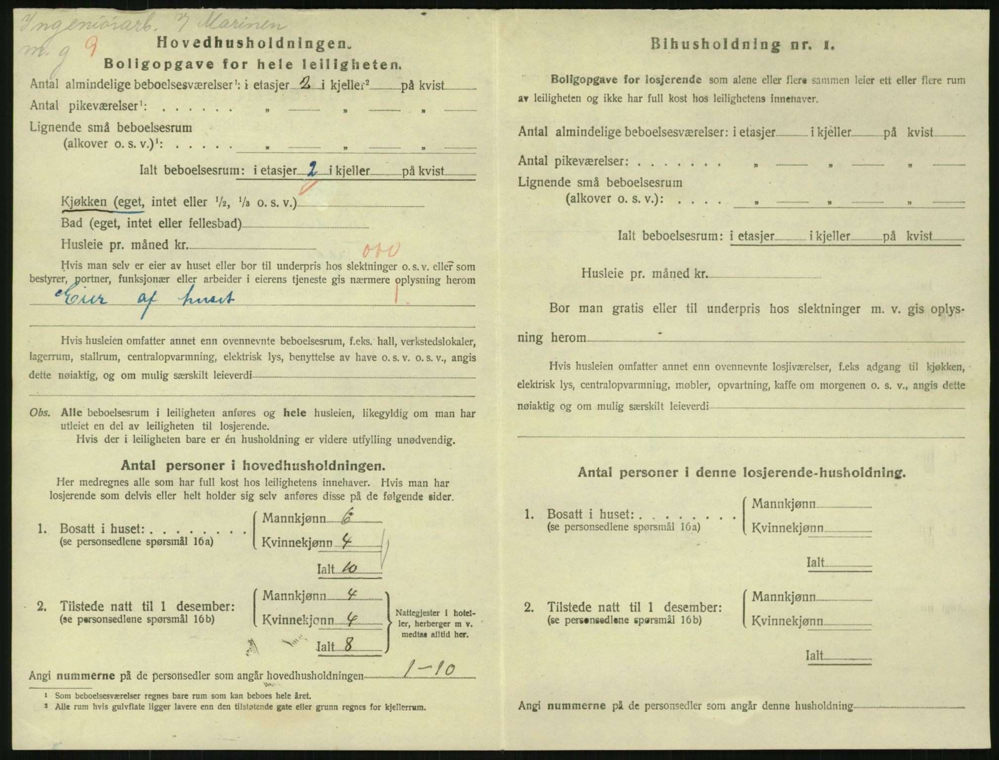 SAKO, 1920 census for Horten, 1920, p. 7952