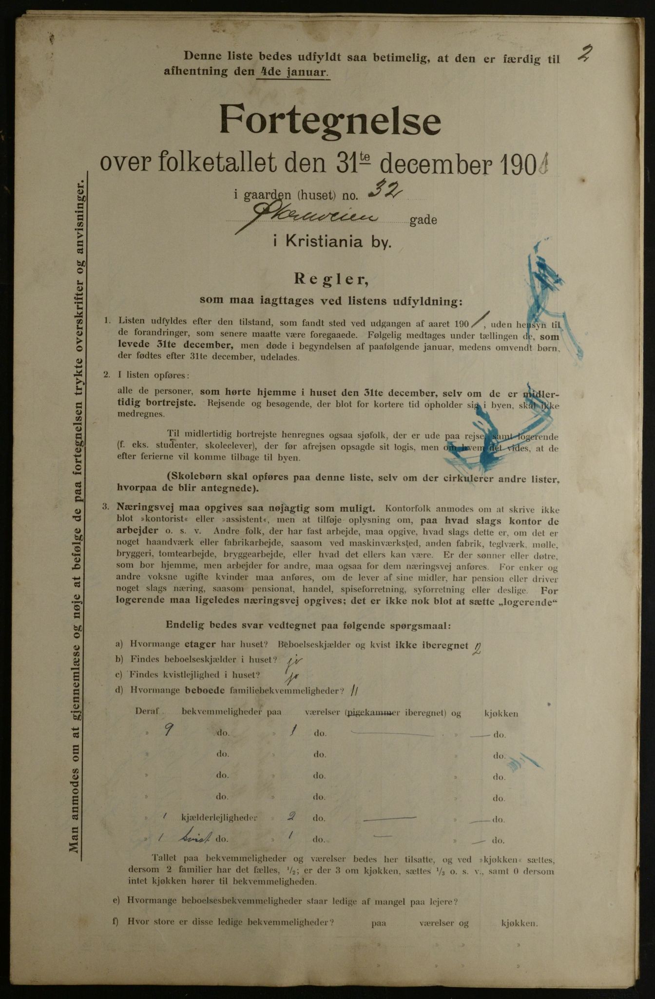 OBA, Municipal Census 1901 for Kristiania, 1901, p. 19670