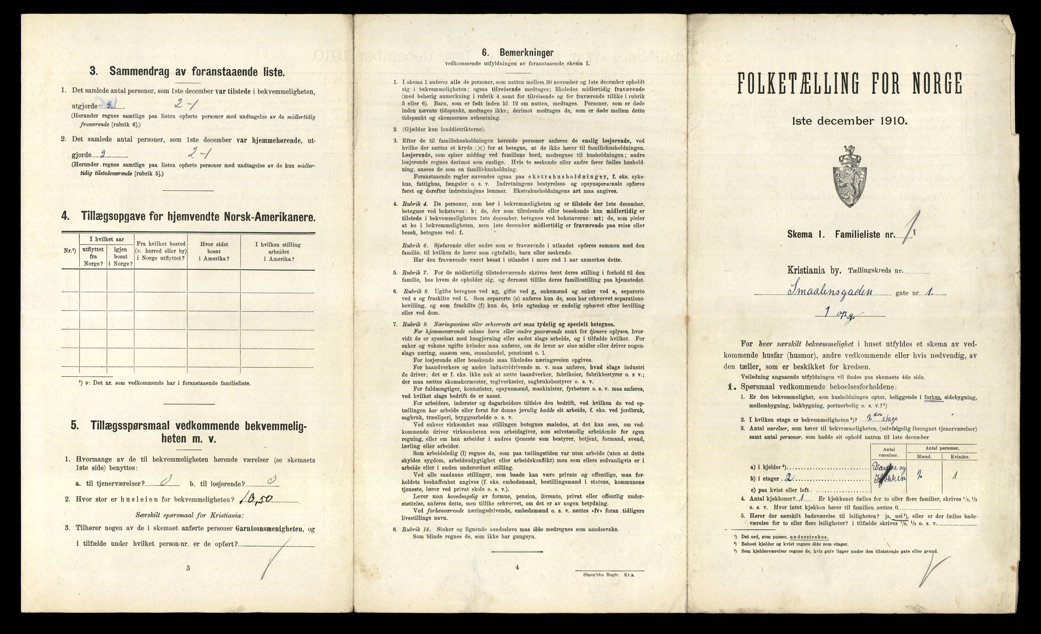 RA, 1910 census for Kristiania, 1910, p. 92537