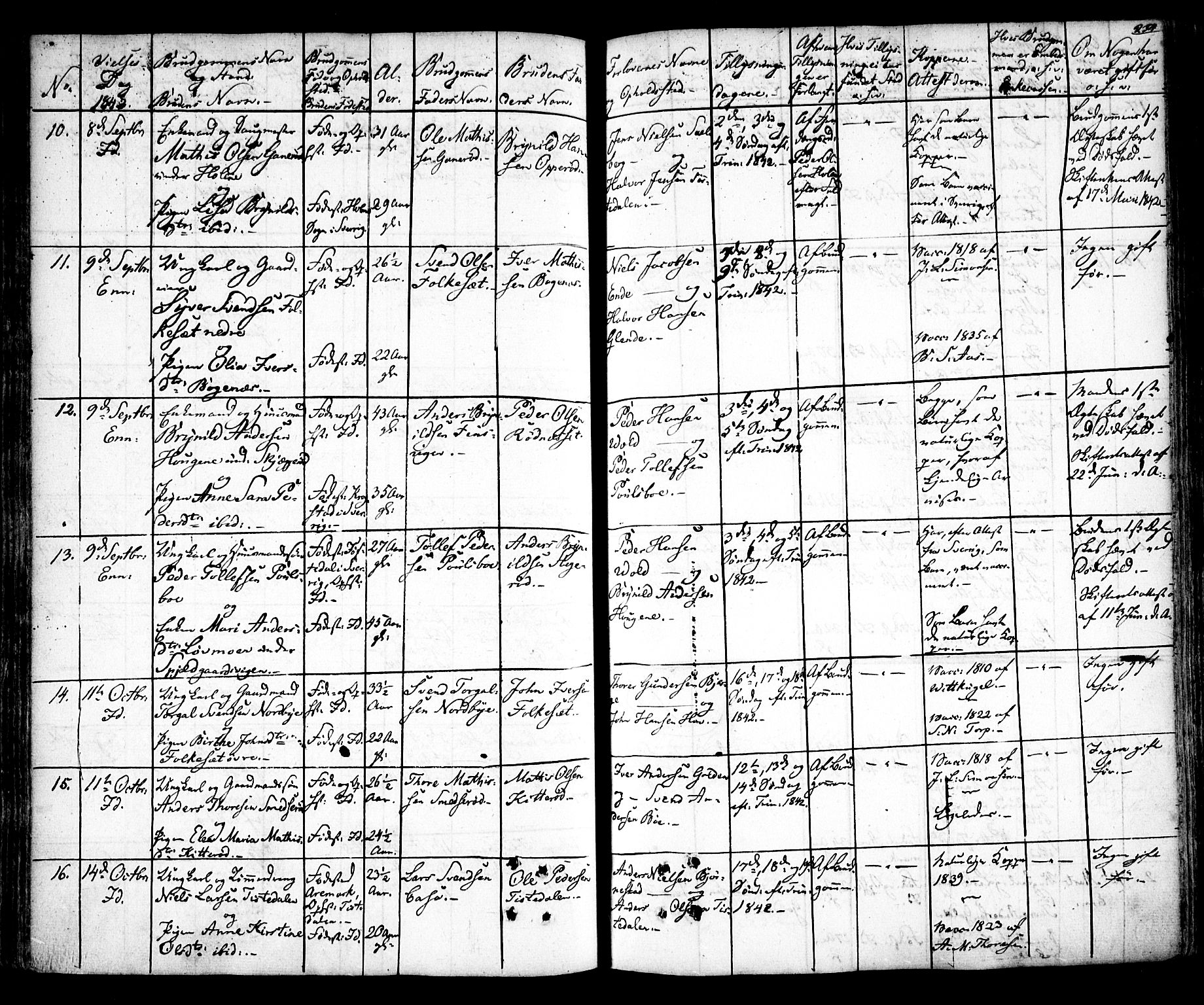 Idd prestekontor Kirkebøker, AV/SAO-A-10911/F/Fc/L0003: Parish register (official) no. III 3, 1832-1847, p. 234