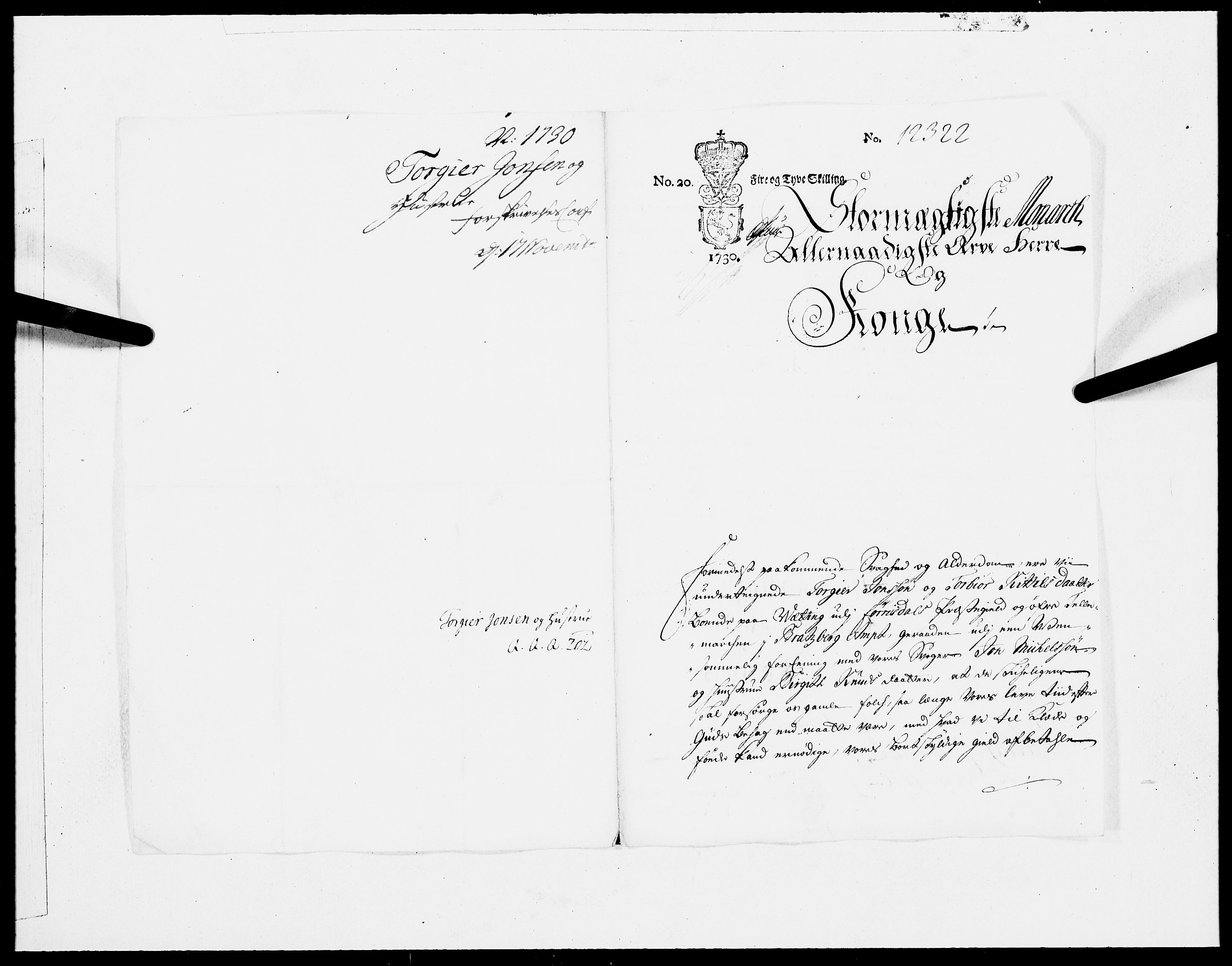 Danske Kanselli 1572-1799, AV/RA-EA-3023/F/Fc/Fcc/Fcca/L0108: Norske innlegg 1572-1799, 1730, p. 27