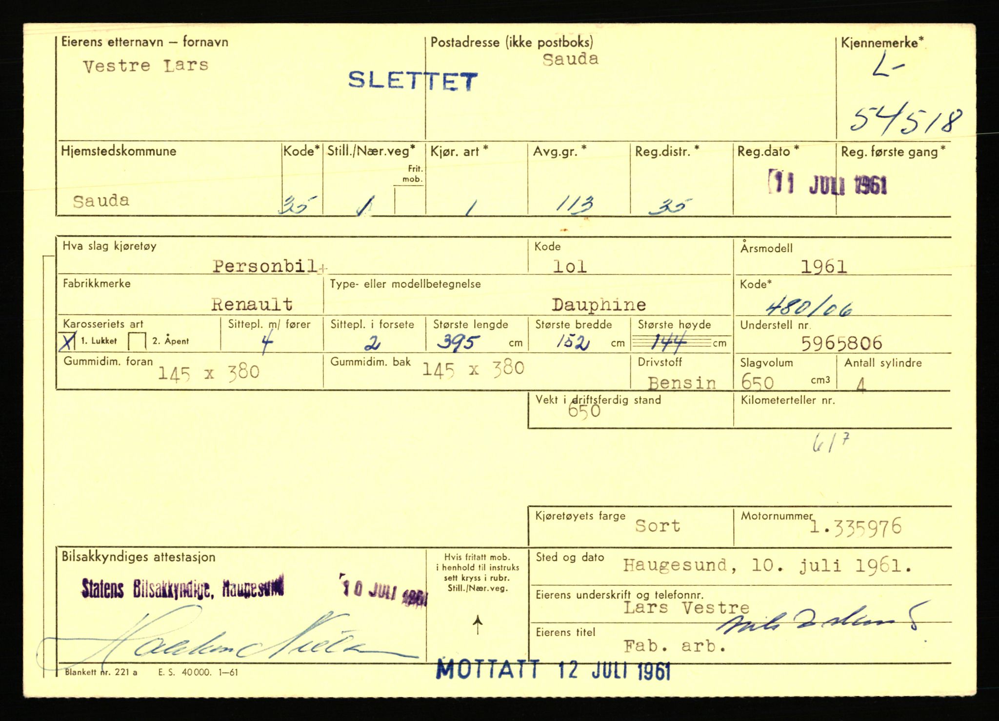 Stavanger trafikkstasjon, AV/SAST-A-101942/0/F/L0054: L-54200 - L-55699, 1930-1971, p. 671