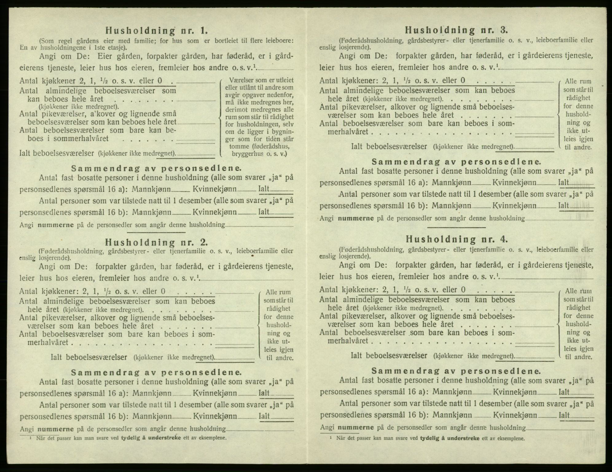 SAB, 1920 census for Bremnes, 1920, p. 251