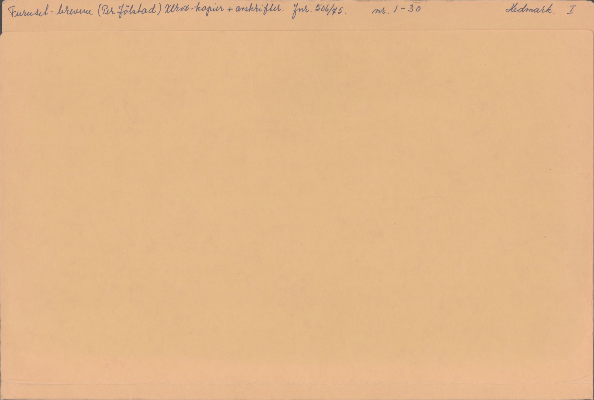 Samlinger til kildeutgivelse, Amerikabrevene, RA/EA-4057/F/L0007: Innlån fra Hedmark: Berg - Furusetbrevene, 1838-1914, p. 428