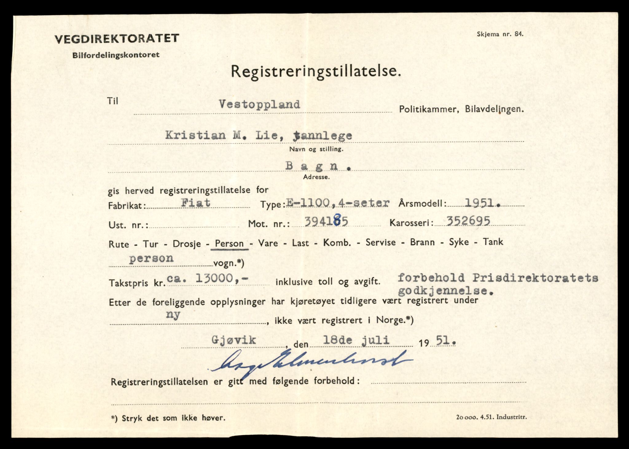 Møre og Romsdal vegkontor - Ålesund trafikkstasjon, AV/SAT-A-4099/F/Fe/L0019: Registreringskort for kjøretøy T 10228 - T 10350, 1927-1998, p. 3103