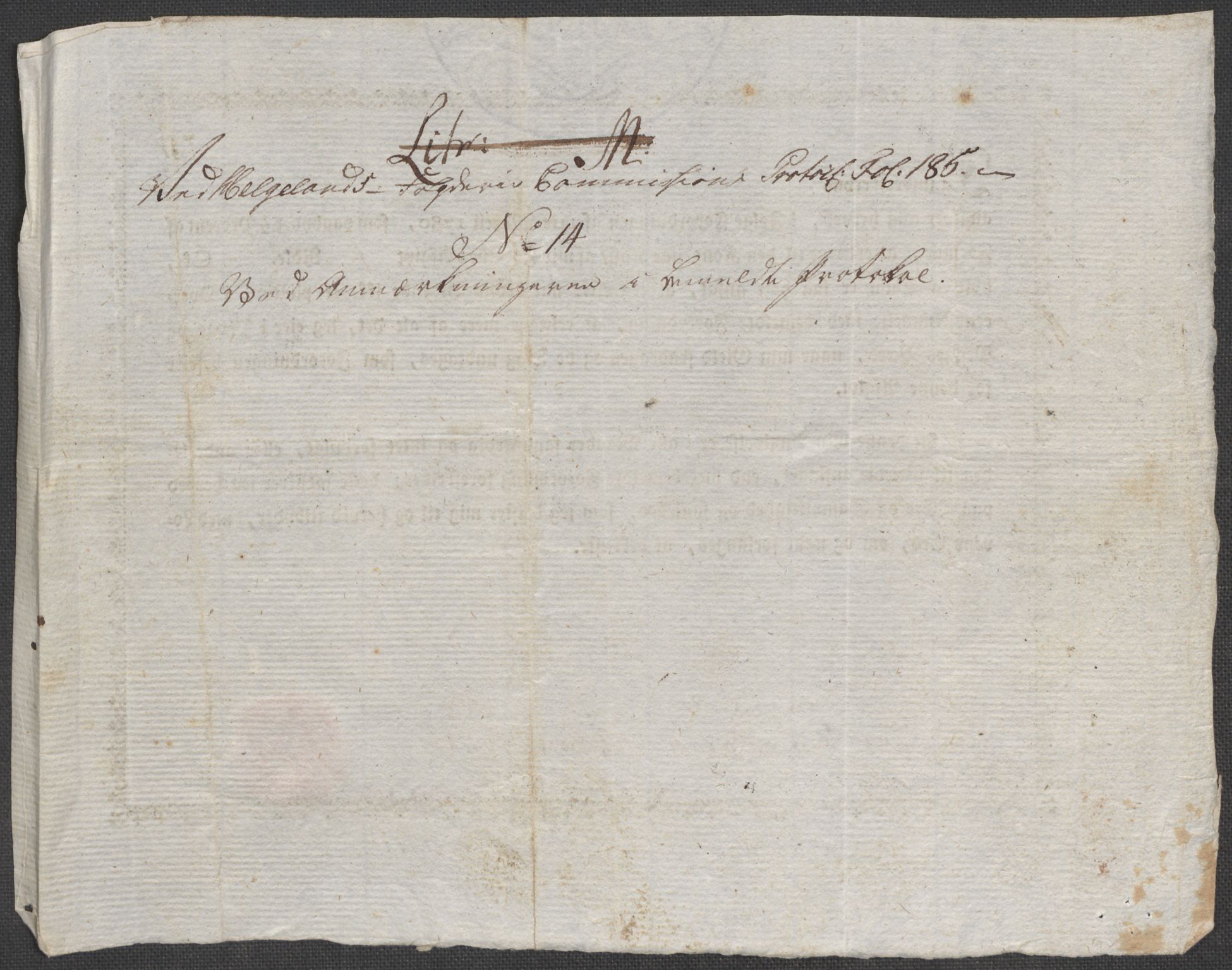Rentekammeret inntil 1814, Reviderte regnskaper, Mindre regnskaper, AV/RA-EA-4068/Rf/Rfe/L0014: Helgeland fogderi, 1789, p. 39