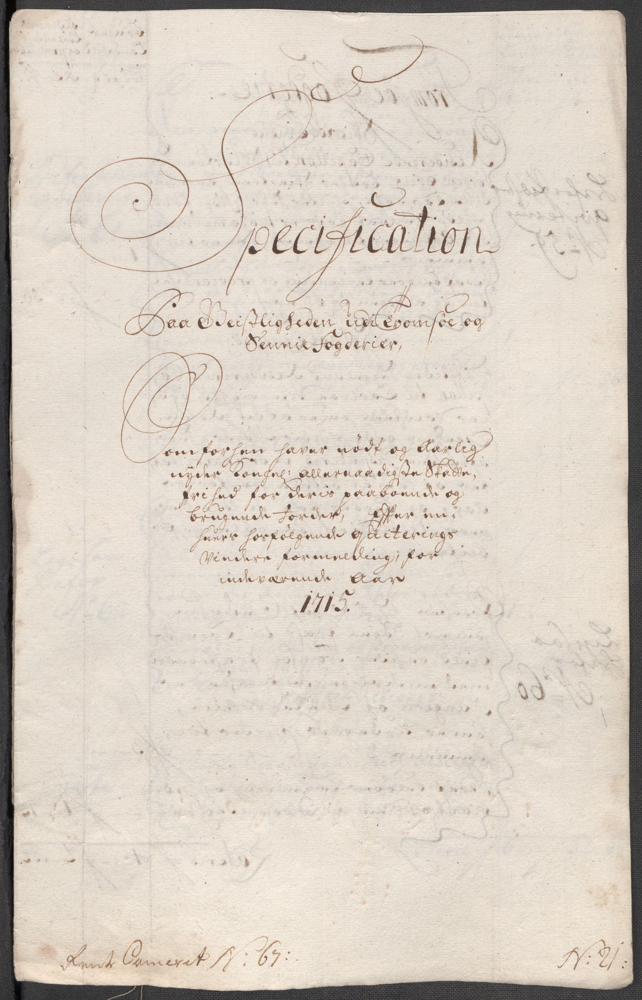 Rentekammeret inntil 1814, Reviderte regnskaper, Fogderegnskap, AV/RA-EA-4092/R68/L4761: Fogderegnskap Senja og Troms, 1715, p. 269