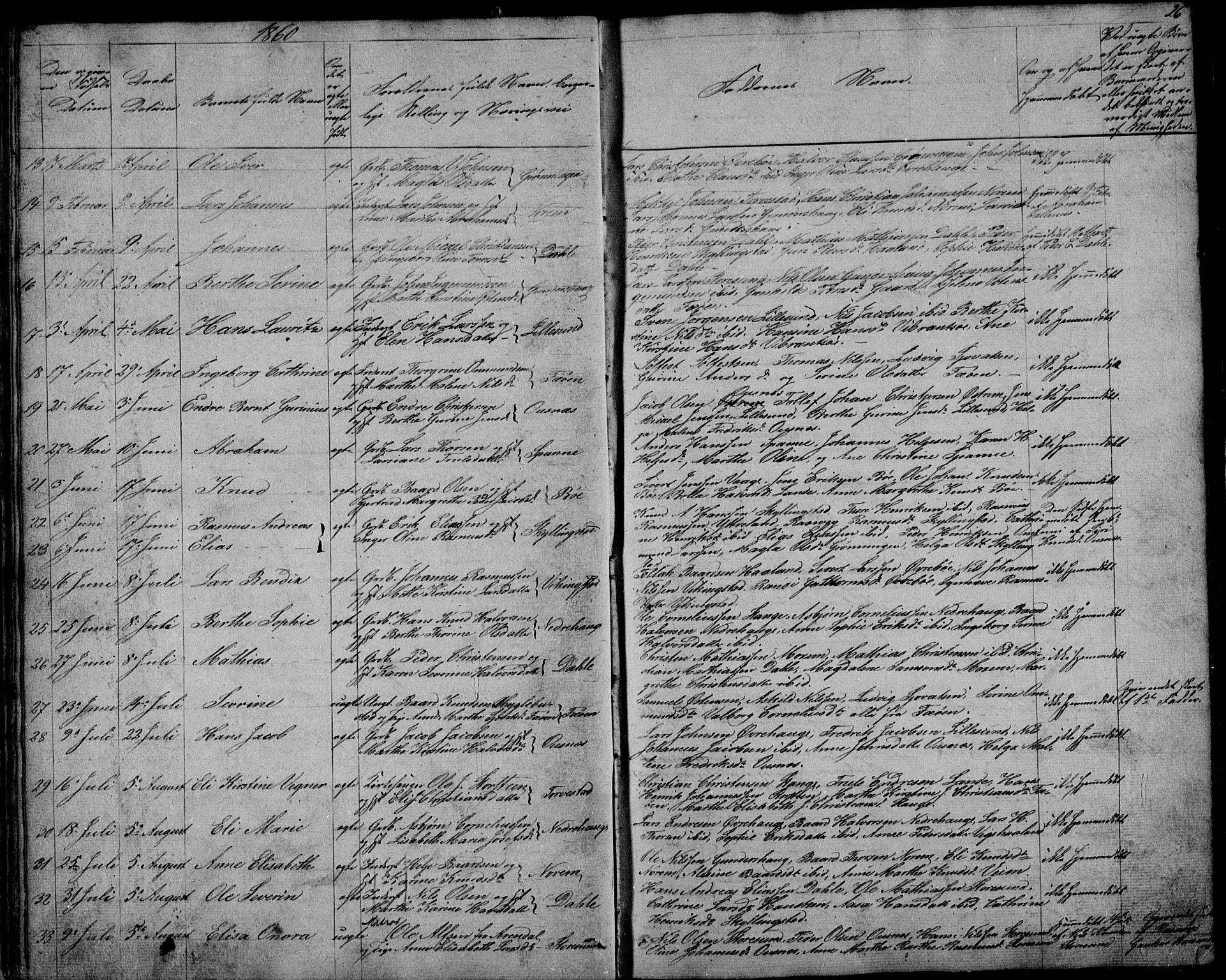 Torvastad sokneprestkontor, AV/SAST-A -101857/H/Ha/Hab/L0003: Parish register (copy) no. B 3, 1850-1900, p. 26