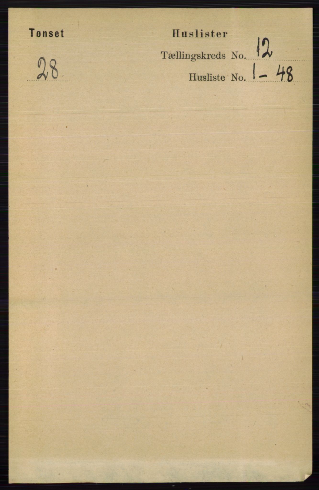 RA, 1891 census for 0437 Tynset, 1891, p. 3149