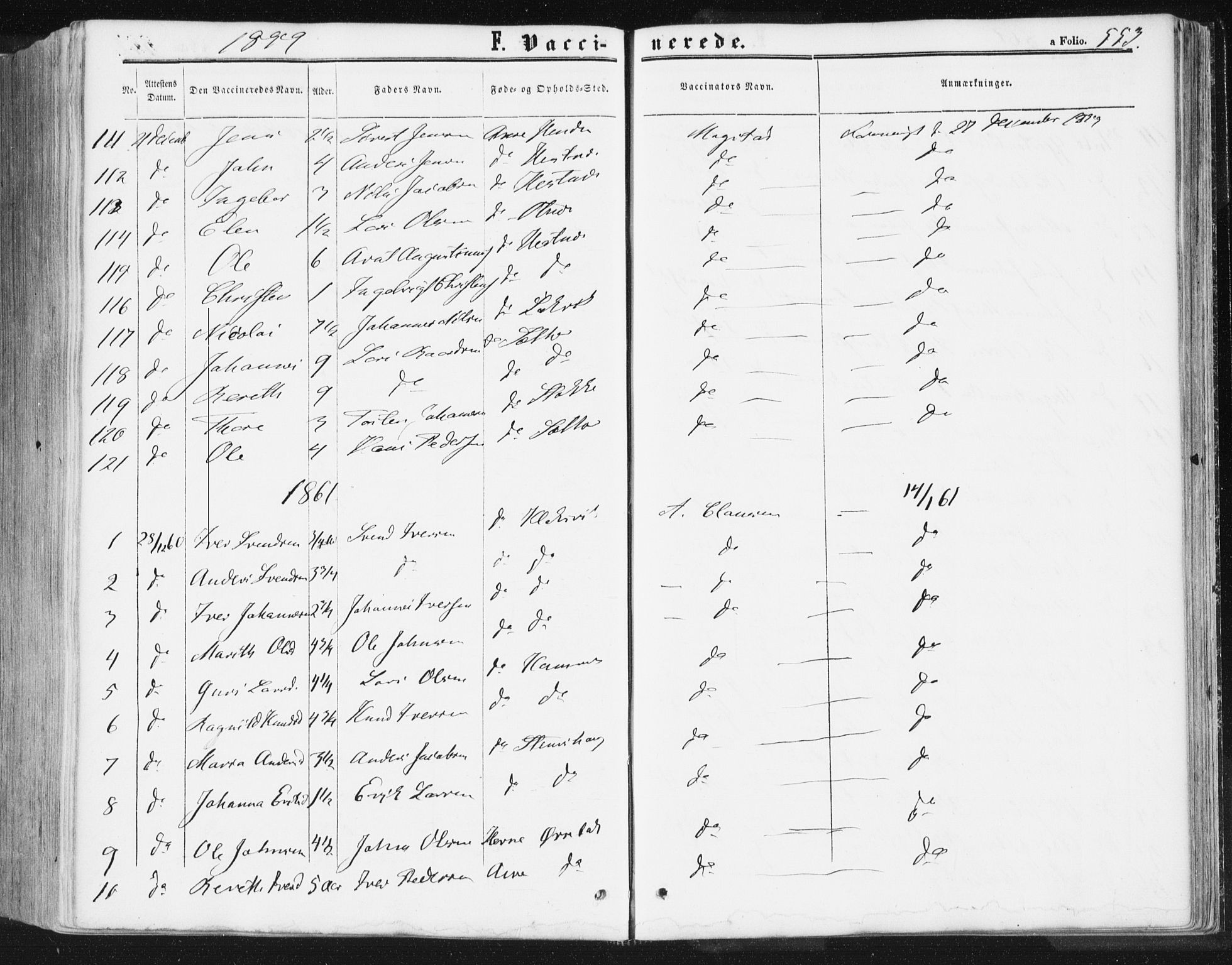 Ministerialprotokoller, klokkerbøker og fødselsregistre - Møre og Romsdal, AV/SAT-A-1454/578/L0905: Parish register (official) no. 578A04, 1859-1877, p. 553