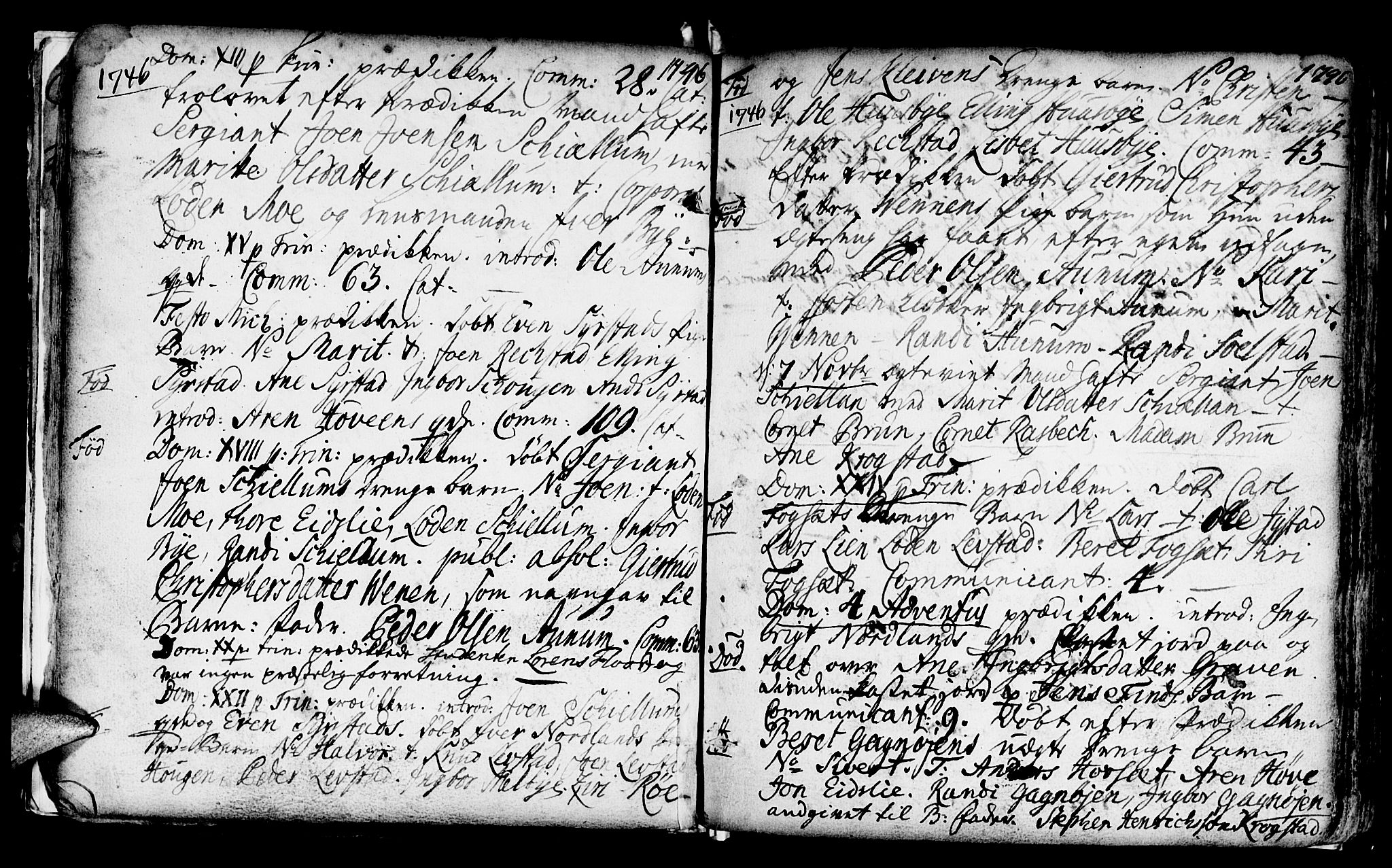 Ministerialprotokoller, klokkerbøker og fødselsregistre - Sør-Trøndelag, AV/SAT-A-1456/667/L0793: Parish register (official) no. 667A01, 1742-1790