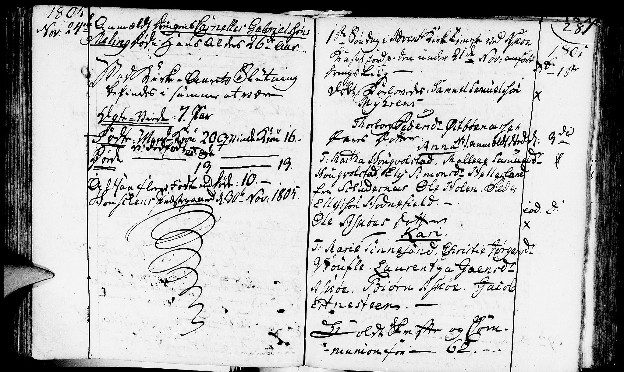 Rennesøy sokneprestkontor, SAST/A -101827/H/Ha/Haa/L0003: Parish register (official) no. A 3, 1772-1815, p. 281
