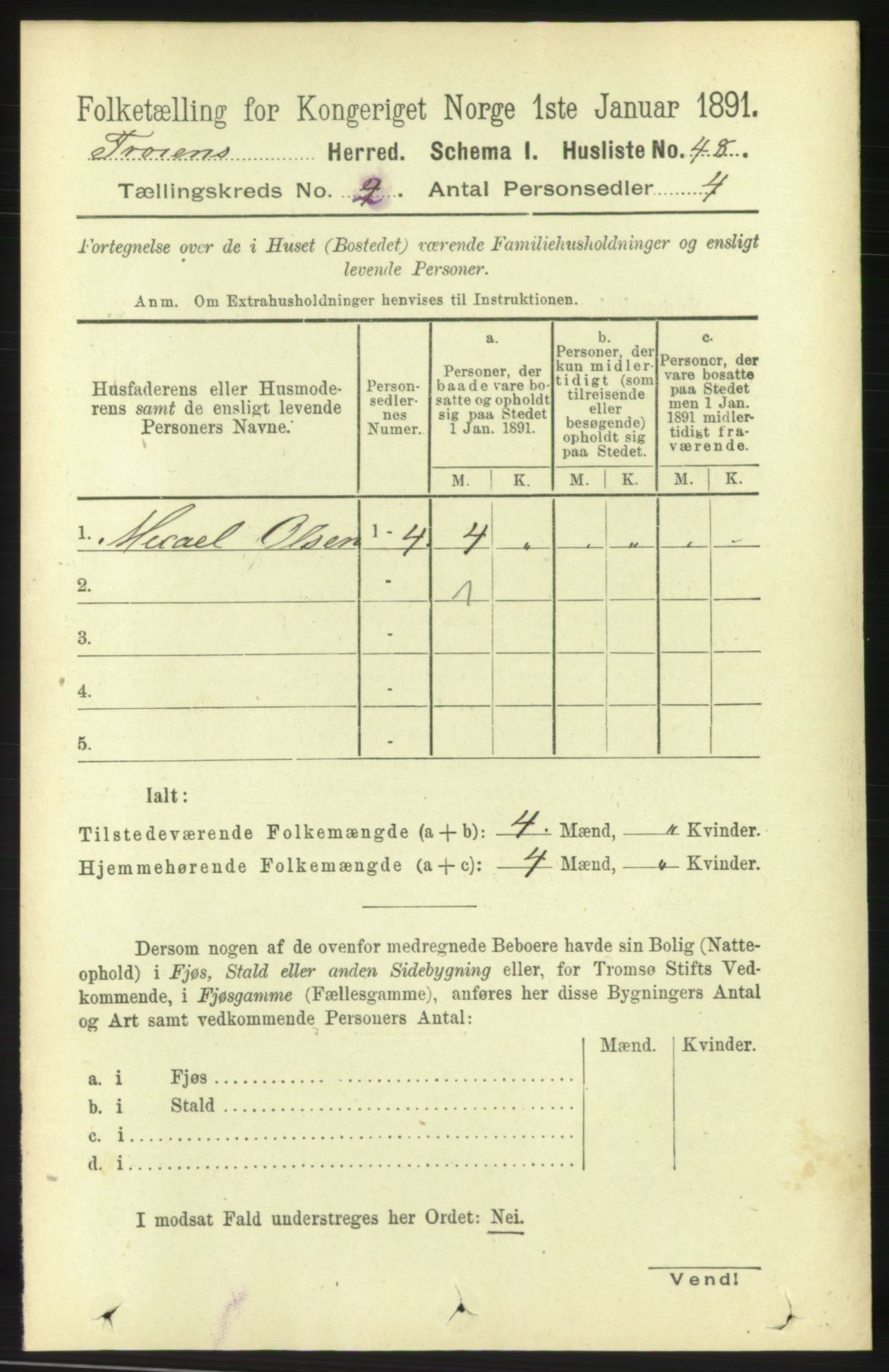 RA, 1891 census for 1619 Frøya, 1891, p. 937