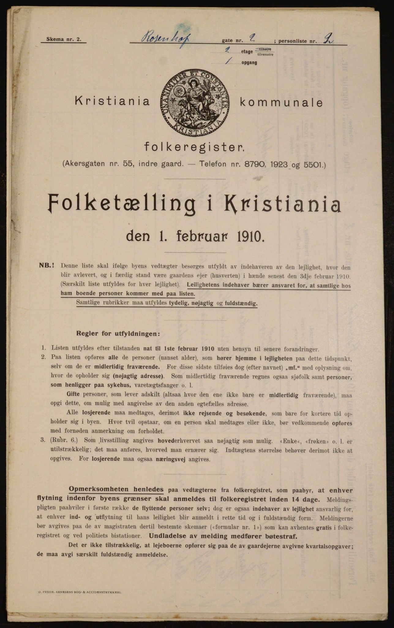 OBA, Municipal Census 1910 for Kristiania, 1910, p. 79975