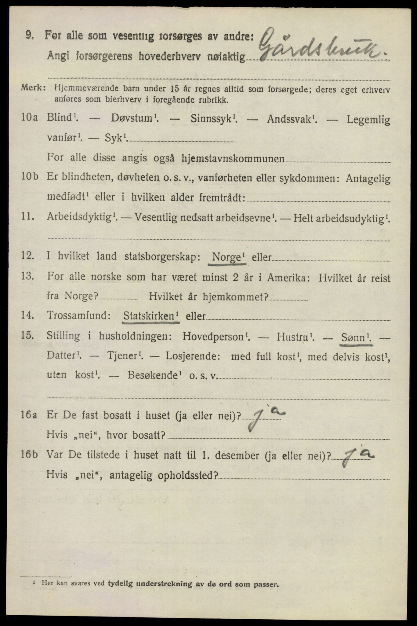 SAO, 1920 census for Skedsmo, 1920, p. 4292