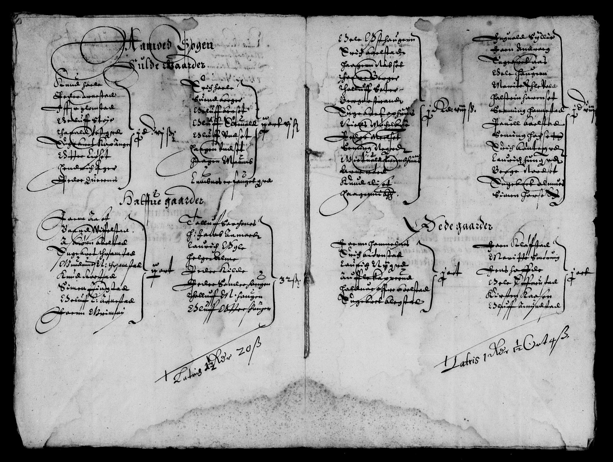 Rentekammeret inntil 1814, Reviderte regnskaper, Lensregnskaper, RA/EA-5023/R/Rb/Rbw/L0072: Trondheim len, 1629-1642