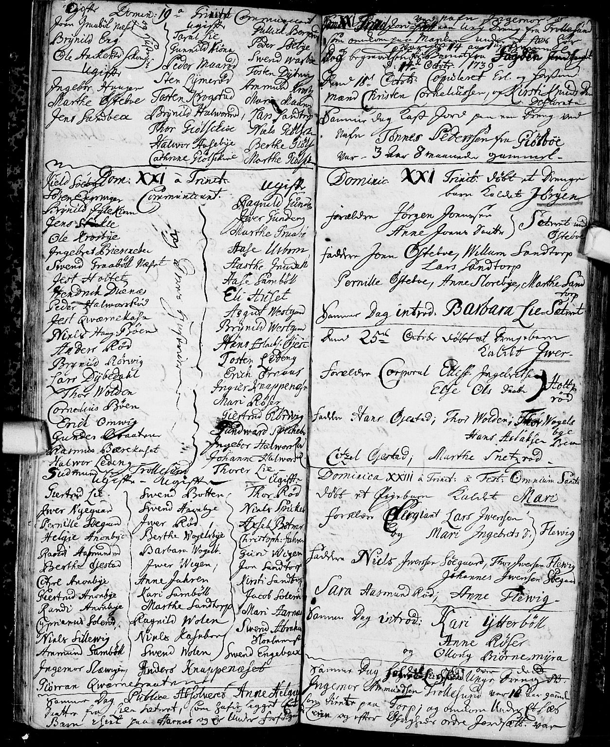 Aremark prestekontor Kirkebøker, AV/SAO-A-10899/F/Fb/L0001: Parish register (official) no.  II 1, 1738-1745