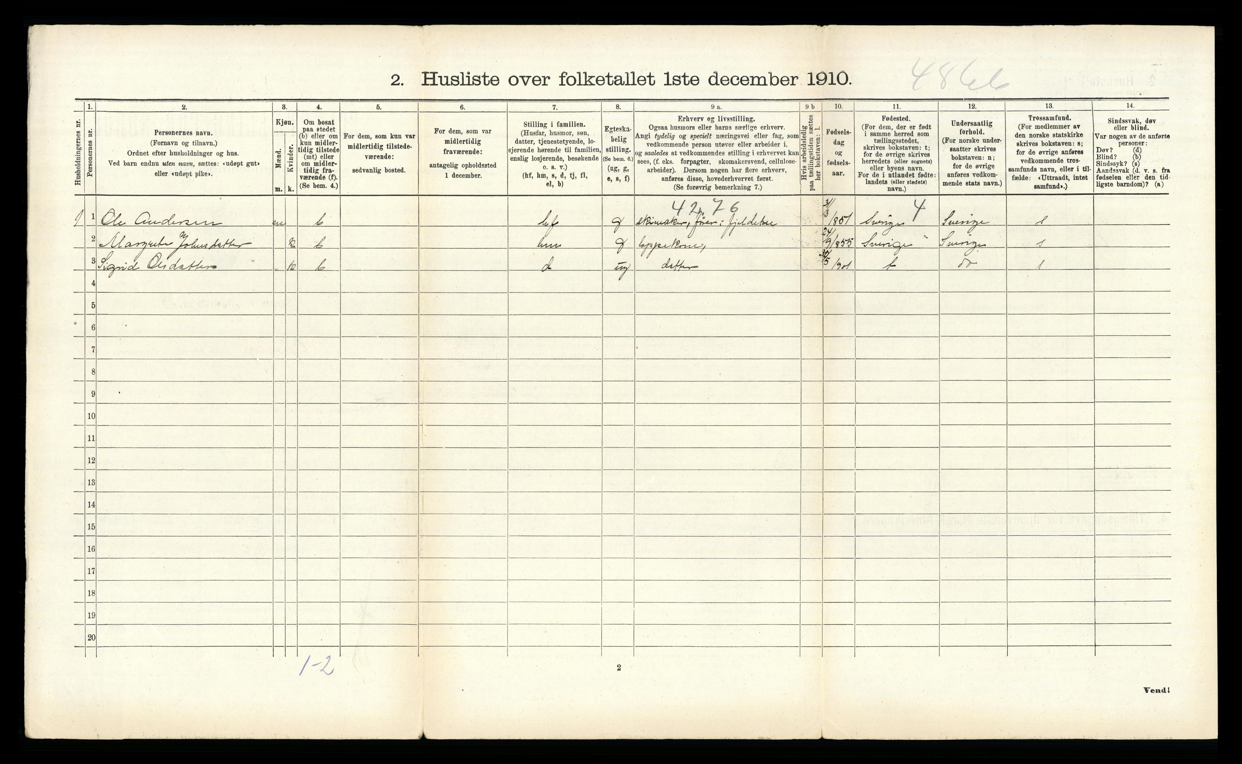 RA, 1910 census for Grong, 1910, p. 821