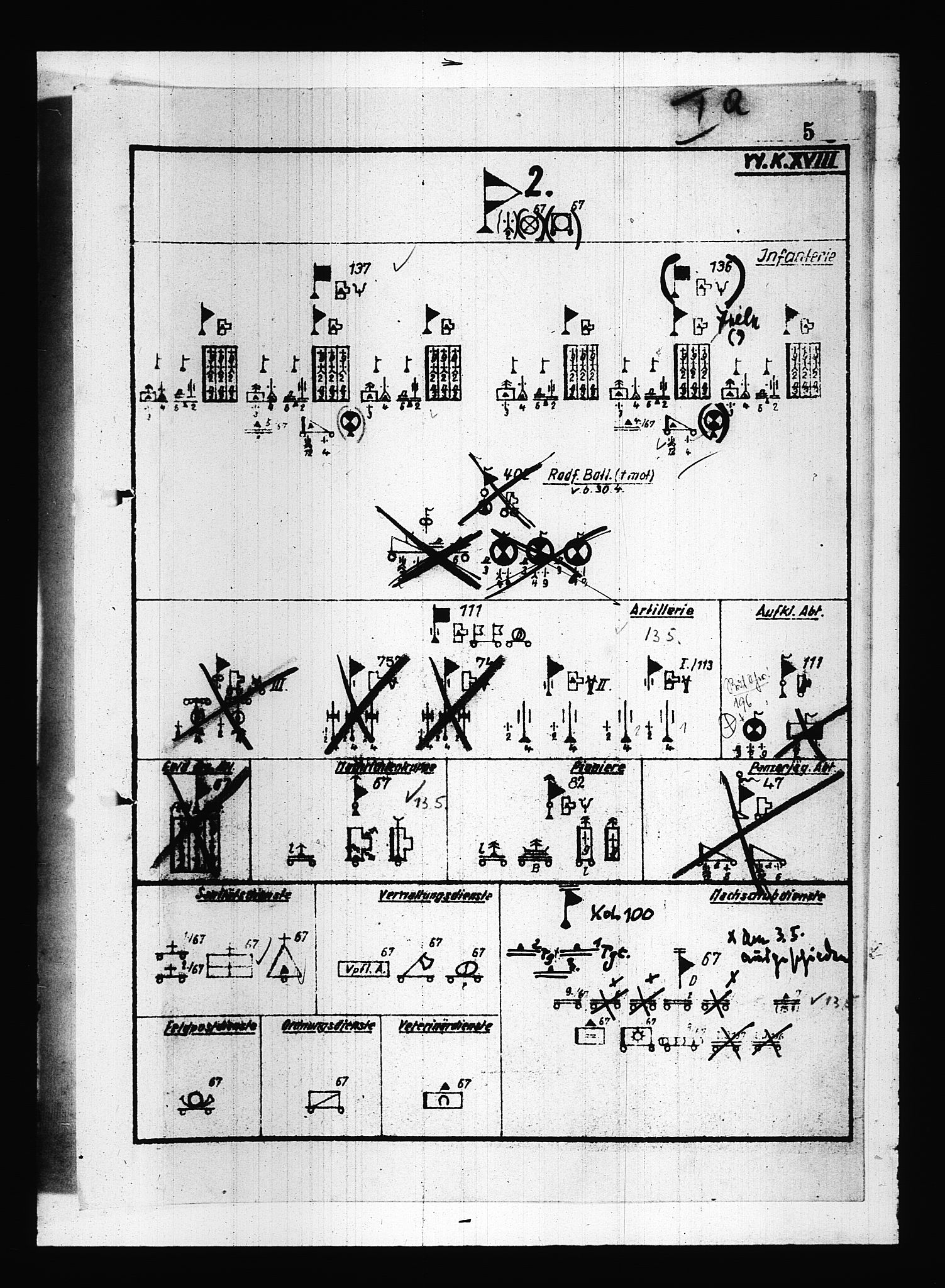 Documents Section, AV/RA-RAFA-2200/V/L0083: Amerikansk mikrofilm "Captured German Documents".
Box No. 722.  FKA jnr. 615/1954., 1940, p. 483