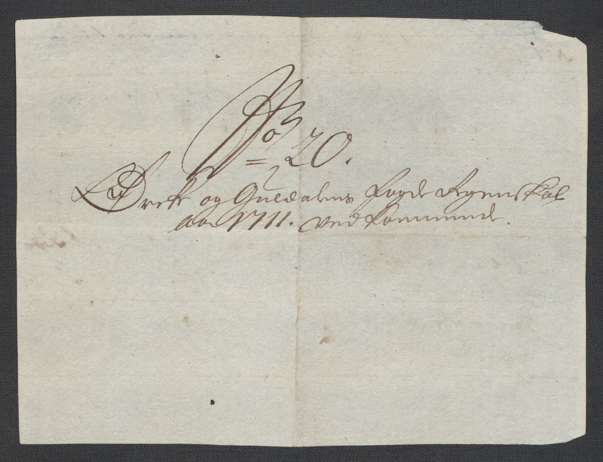 Rentekammeret inntil 1814, Reviderte regnskaper, Fogderegnskap, AV/RA-EA-4092/R60/L3962: Fogderegnskap Orkdal og Gauldal, 1711, p. 121