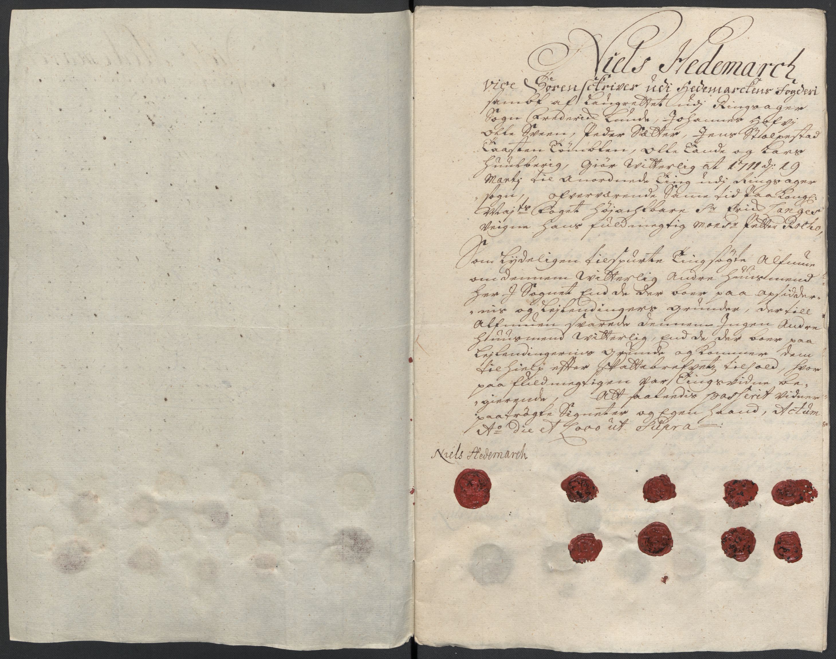 Rentekammeret inntil 1814, Reviderte regnskaper, Fogderegnskap, AV/RA-EA-4092/R16/L1047: Fogderegnskap Hedmark, 1711, p. 394