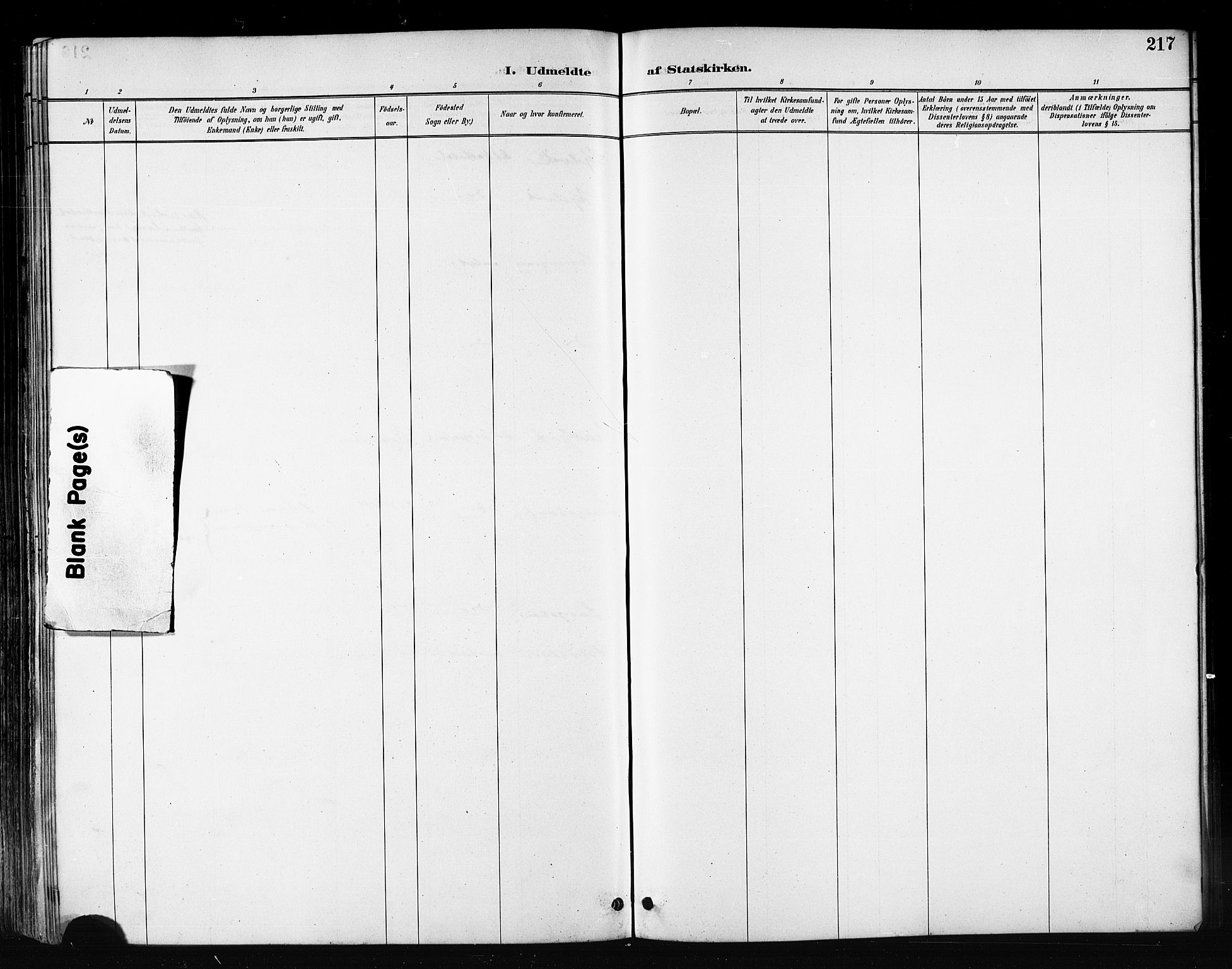 Måsøy sokneprestkontor, SATØ/S-1348/H/Ha/L0007kirke: Parish register (official) no. 7, 1887-1899, p. 217