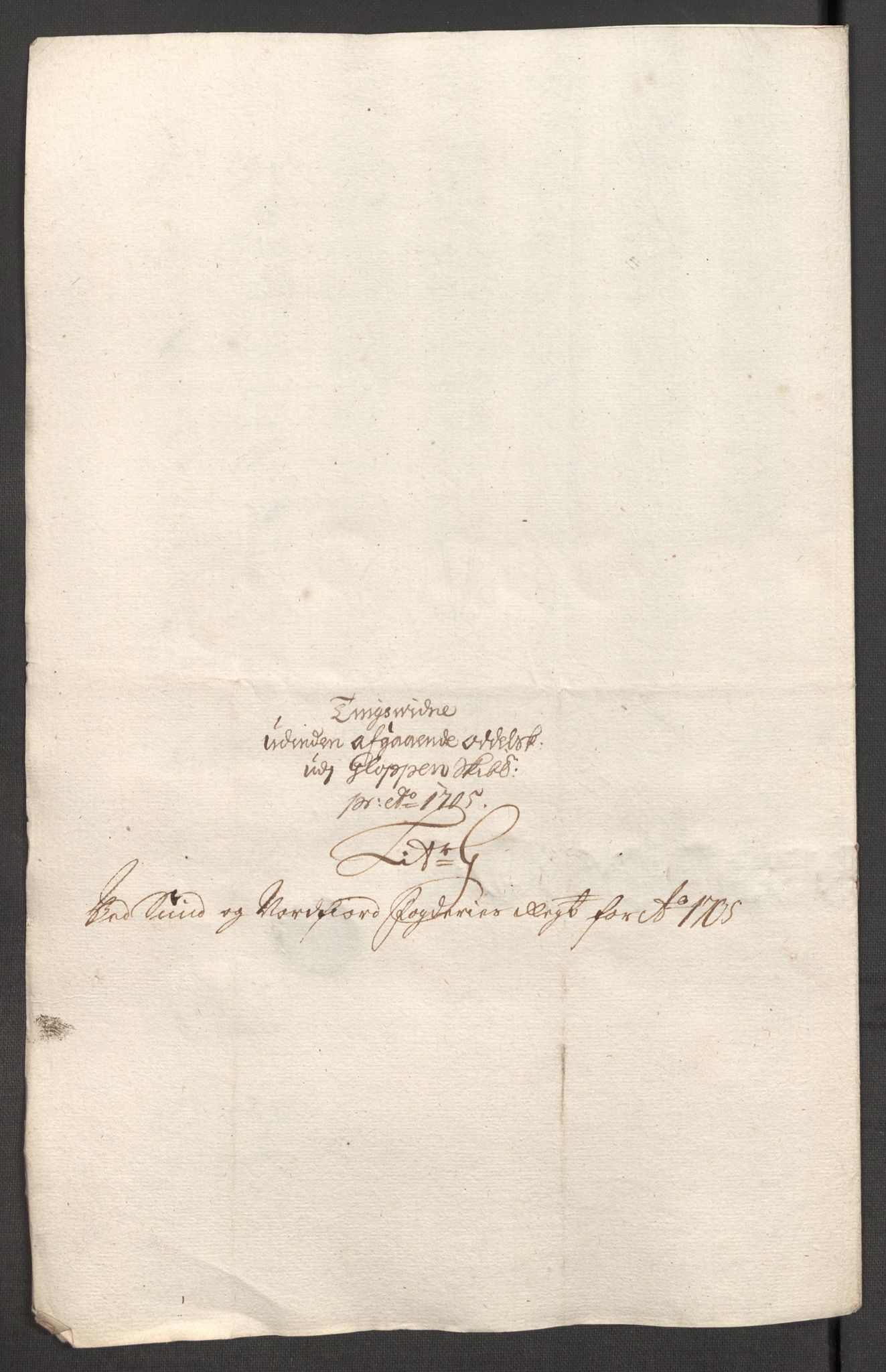 Rentekammeret inntil 1814, Reviderte regnskaper, Fogderegnskap, RA/EA-4092/R53/L3429: Fogderegnskap Sunn- og Nordfjord, 1705, p. 150