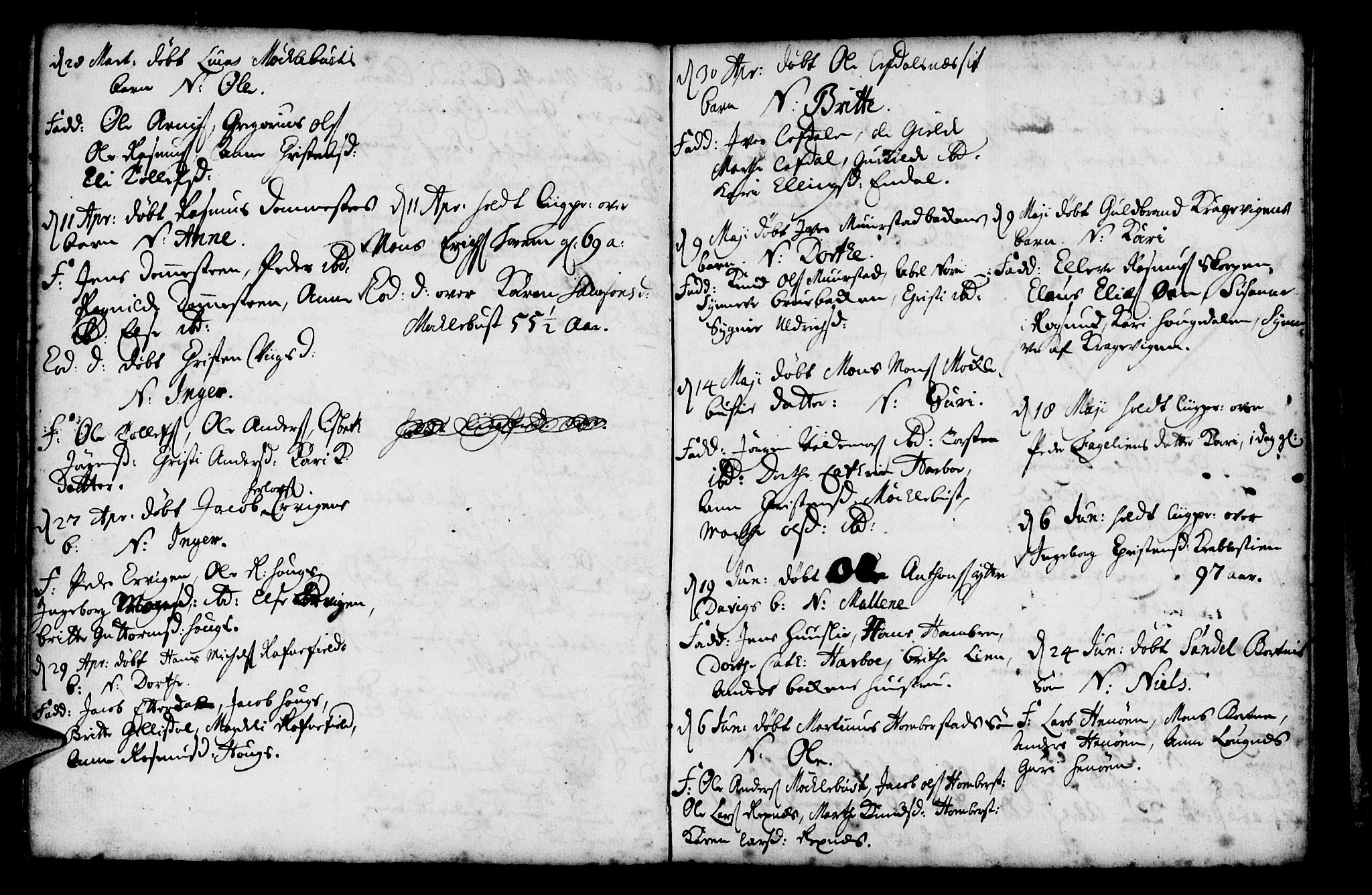 Davik sokneprestembete, AV/SAB-A-79701/H/Haa/Haaa/L0001: Parish register (official) no. A 1, 1710-1742, p. 60