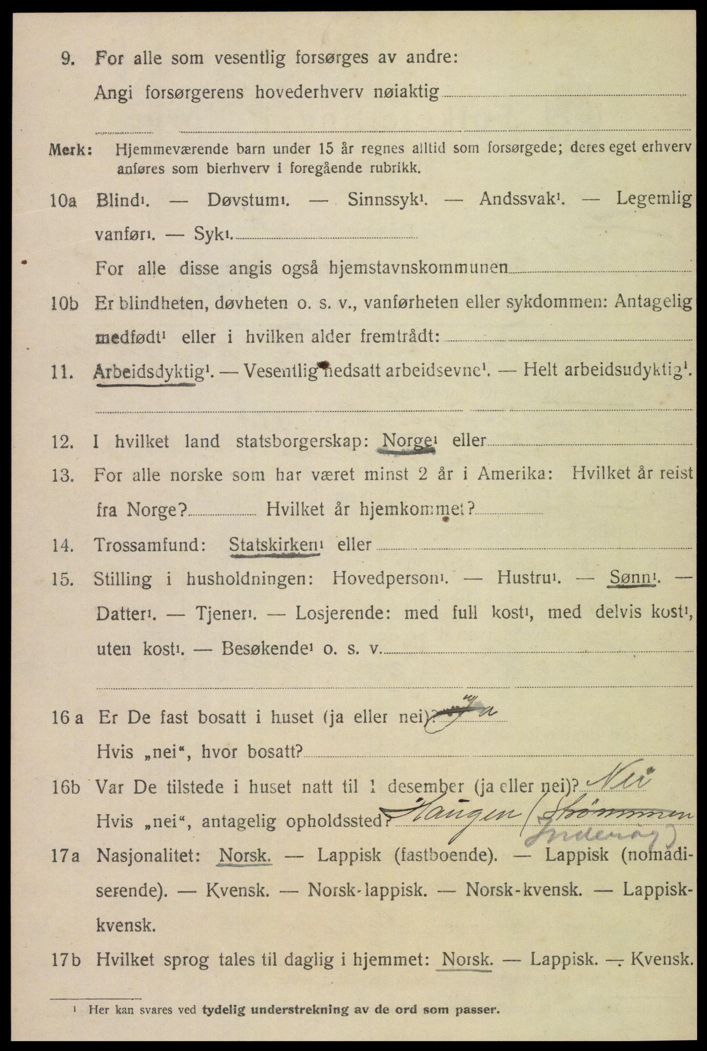 SAT, 1920 census for Inderøy, 1920, p. 6040