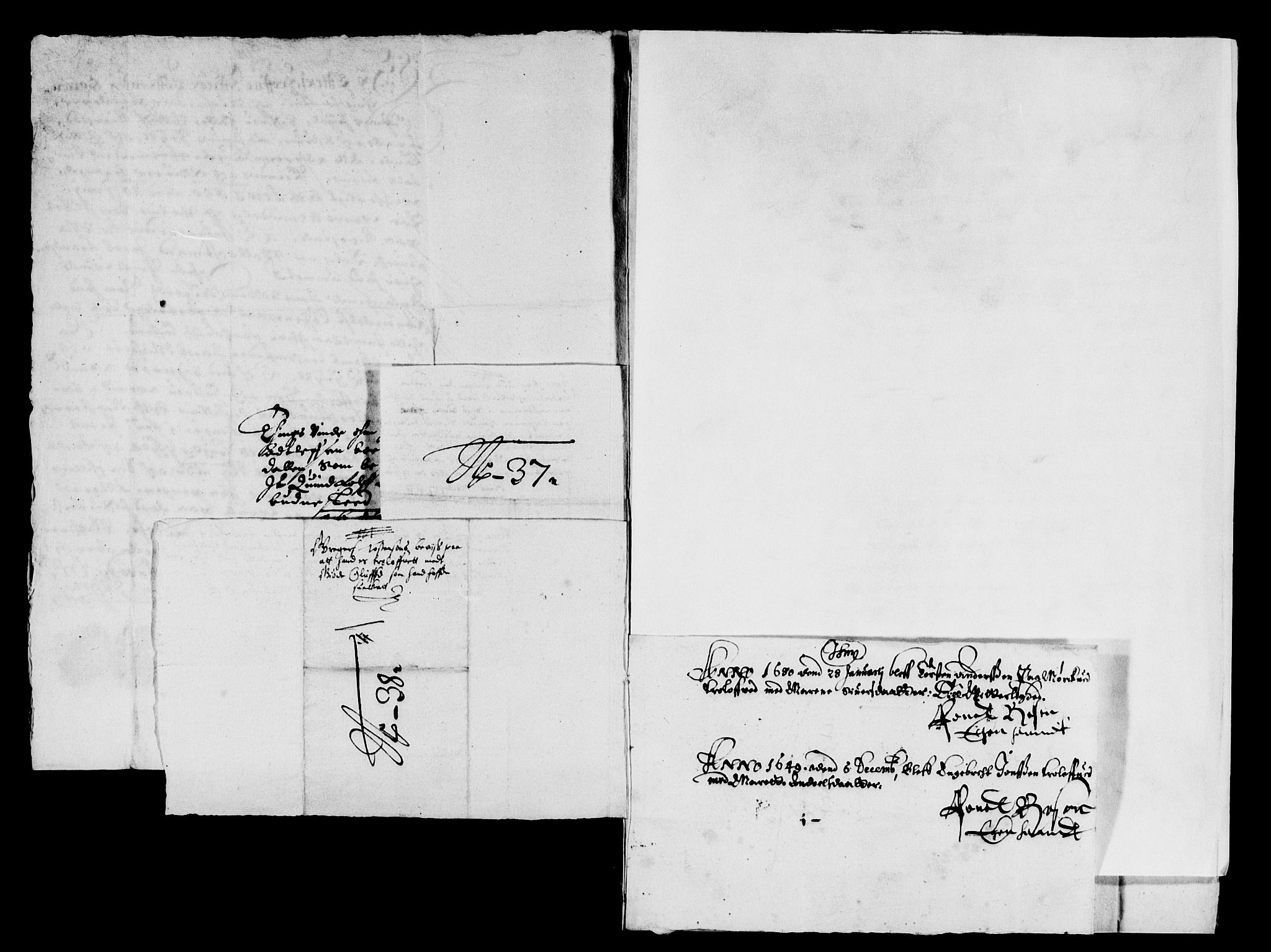 Rentekammeret inntil 1814, Reviderte regnskaper, Lensregnskaper, AV/RA-EA-5023/R/Rb/Rbw/L0095: Trondheim len, 1649-1650