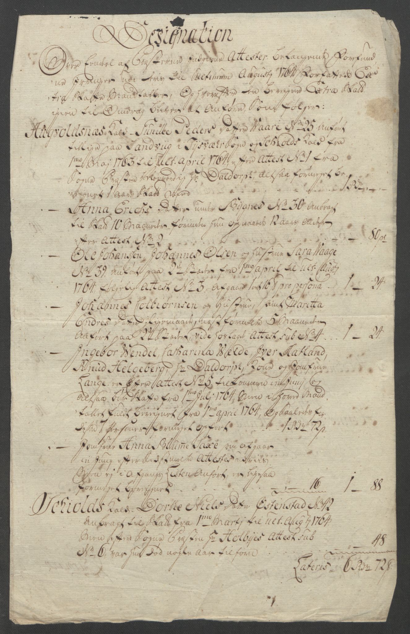 Rentekammeret inntil 1814, Reviderte regnskaper, Fogderegnskap, RA/EA-4092/R47/L2972: Ekstraskatten Ryfylke, 1762-1780, p. 82