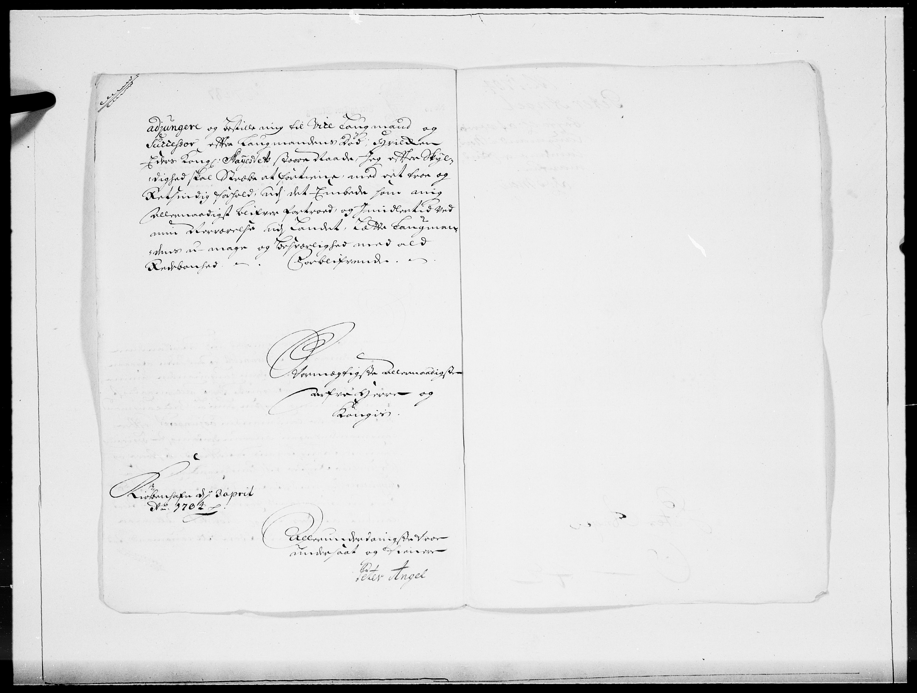 Danske Kanselli 1572-1799, AV/RA-EA-3023/F/Fc/Fcc/Fcca/L0057: Norske innlegg 1572-1799, 1704, p. 17