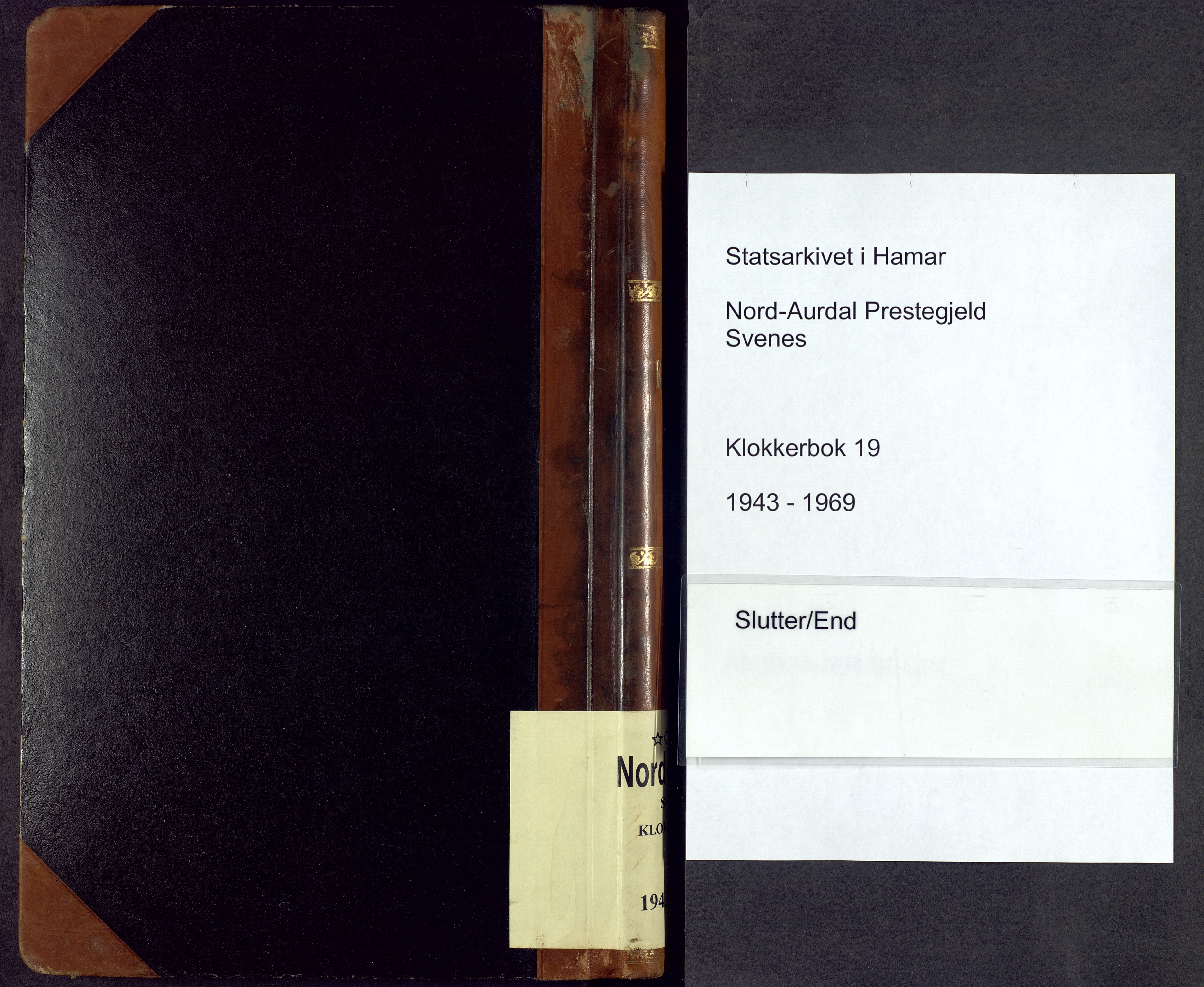 Nord-Aurdal prestekontor, AV/SAH-PREST-132/H/Ha/Hab/L0019: Parish register (copy) no. 19, 1943-1969