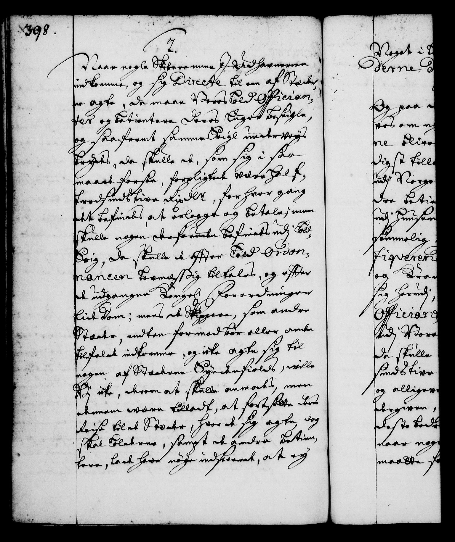 Rentekammeret, Kammerkanselliet, AV/RA-EA-3111/G/Gg/Gga/L0001: Norsk ekspedisjonsprotokoll med register (merket RK 53.1), 1720-1723, p. 398