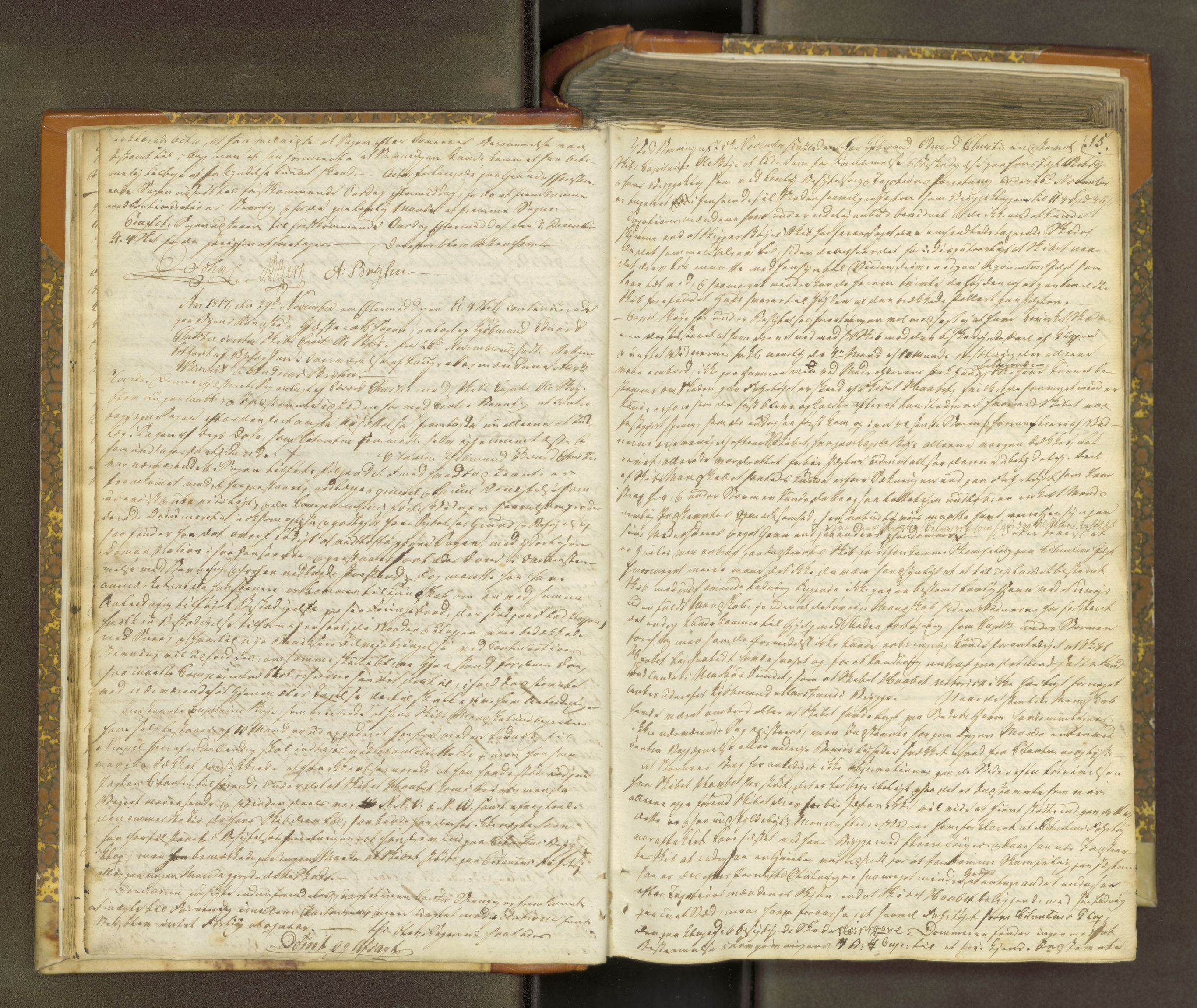 Kristiansund byfogd, AV/SAT-A-4587/A/01/L0008: Justisprotokoll. Aut. 31.12.1817, 1817-1829, p. 14b-15a