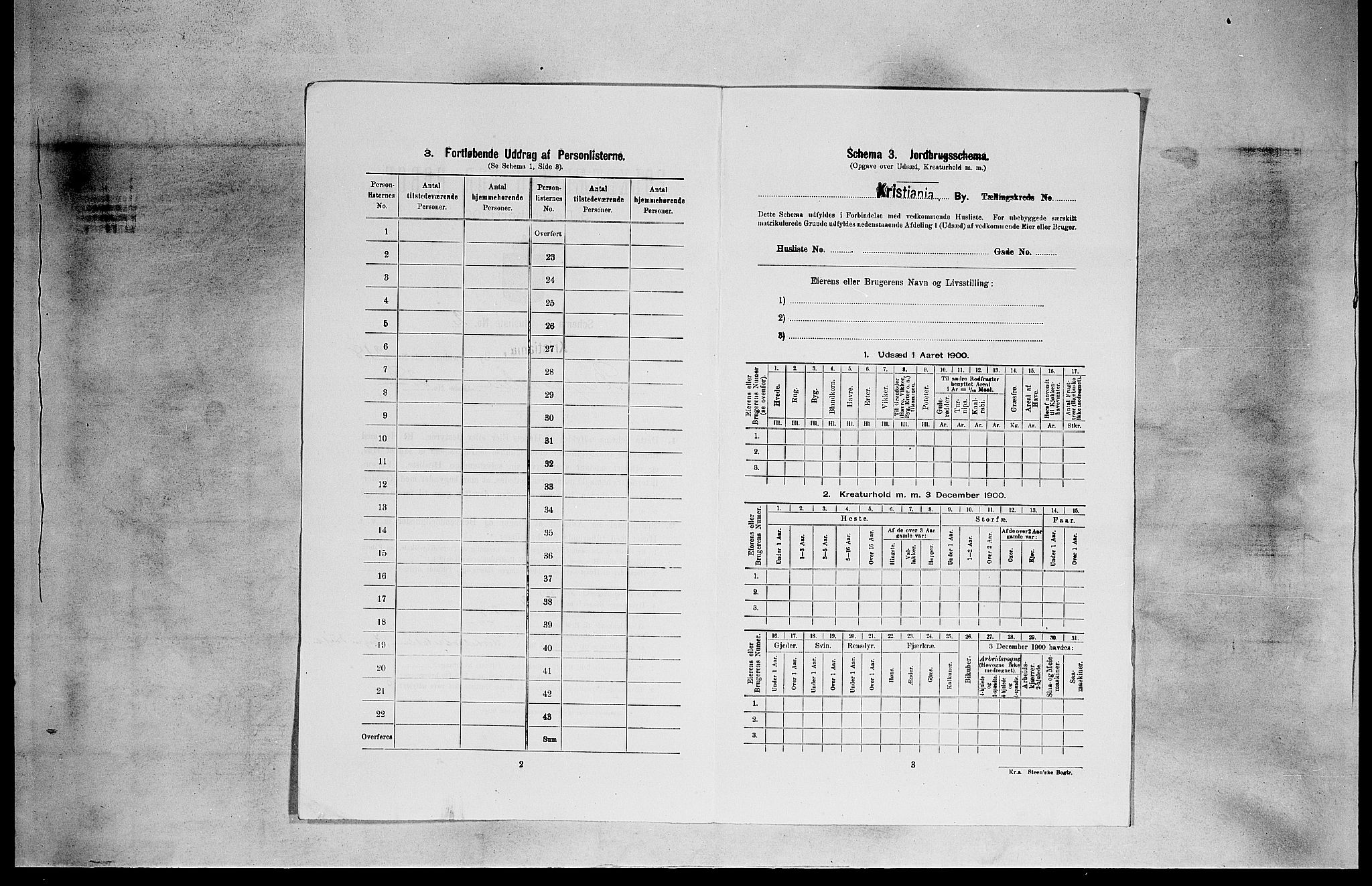 SAO, 1900 census for Kristiania, 1900, p. 4904