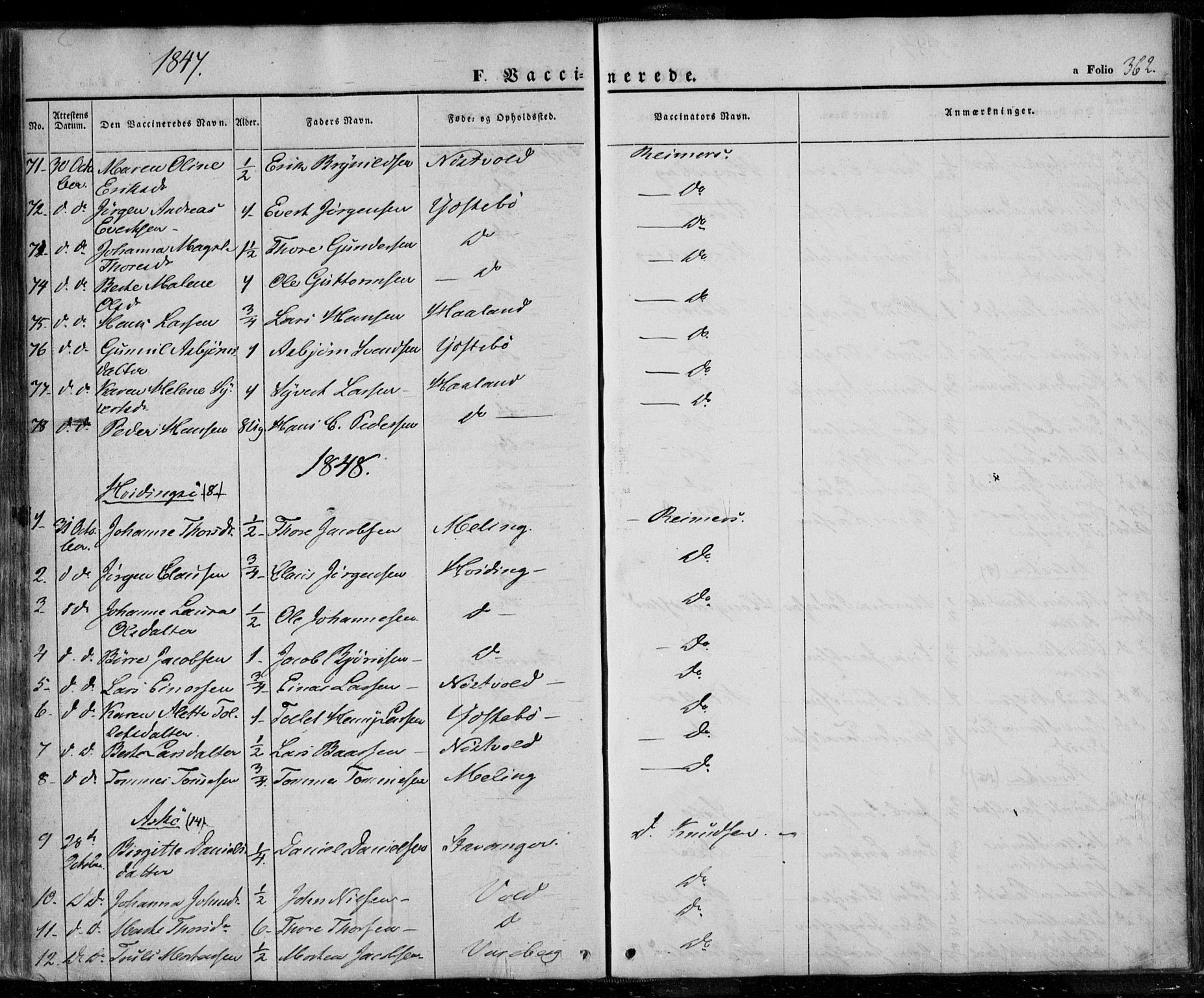 Rennesøy sokneprestkontor, SAST/A -101827/H/Ha/Haa/L0005: Parish register (official) no. A 5, 1838-1859, p. 362