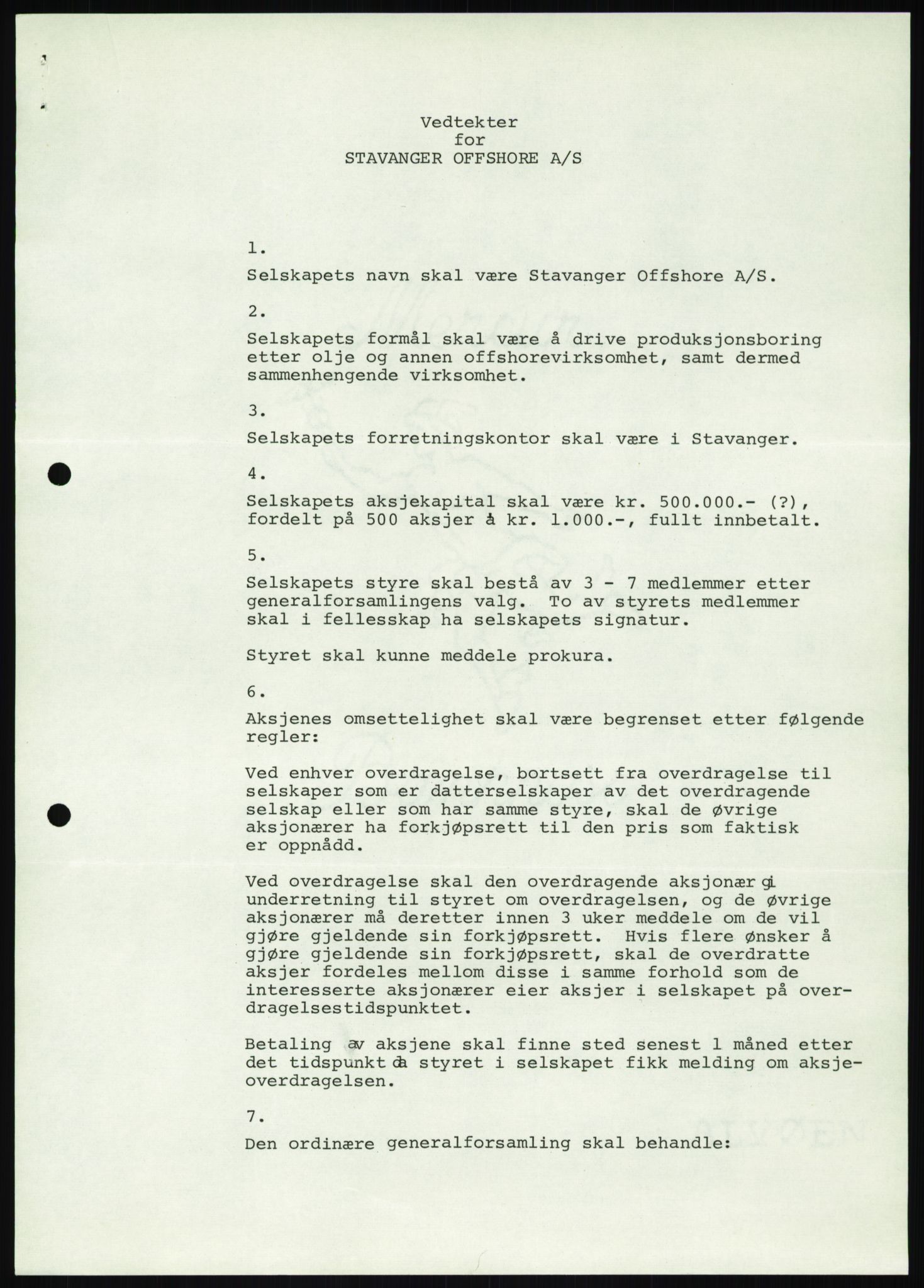 Pa 1503 - Stavanger Drilling AS, AV/SAST-A-101906/D/L0006: Korrespondanse og saksdokumenter, 1974-1984, p. 492