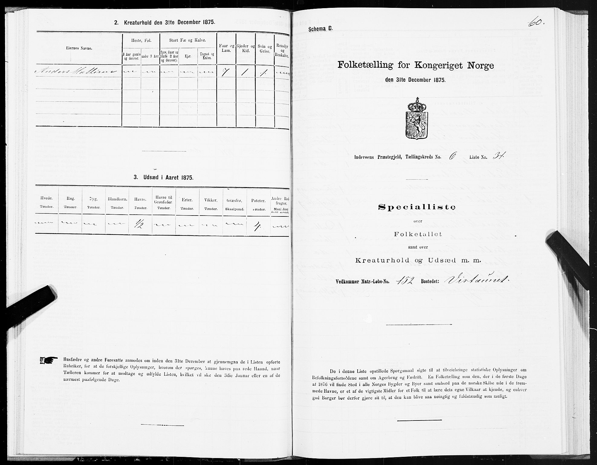 SAT, 1875 census for 1729P Inderøy, 1875, p. 4060