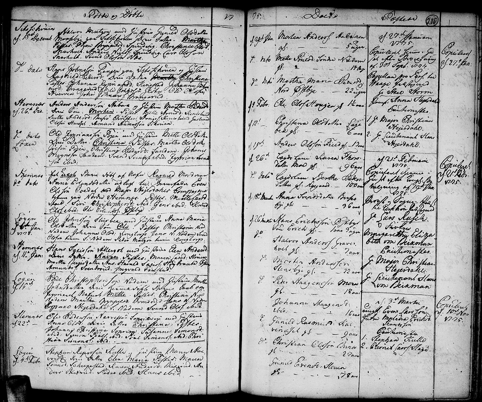 Høland prestekontor Kirkebøker, SAO/A-10346a/F/Fa/L0004: Parish register (official) no. I 4, 1757-1780, p. 215
