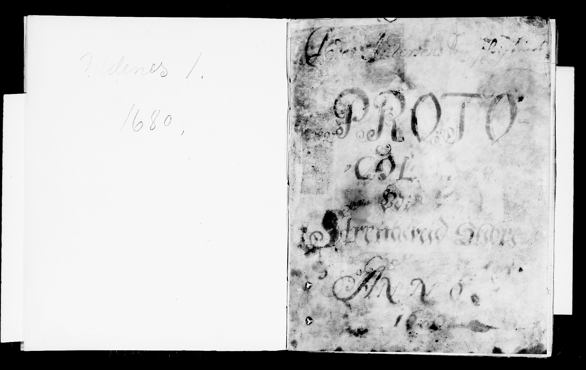 Nedenes sorenskriveri før 1824, SAK/1221-0007/F/Fa/L0004: Tingbok Strengereid tinglag, med register nr 2a, 1680