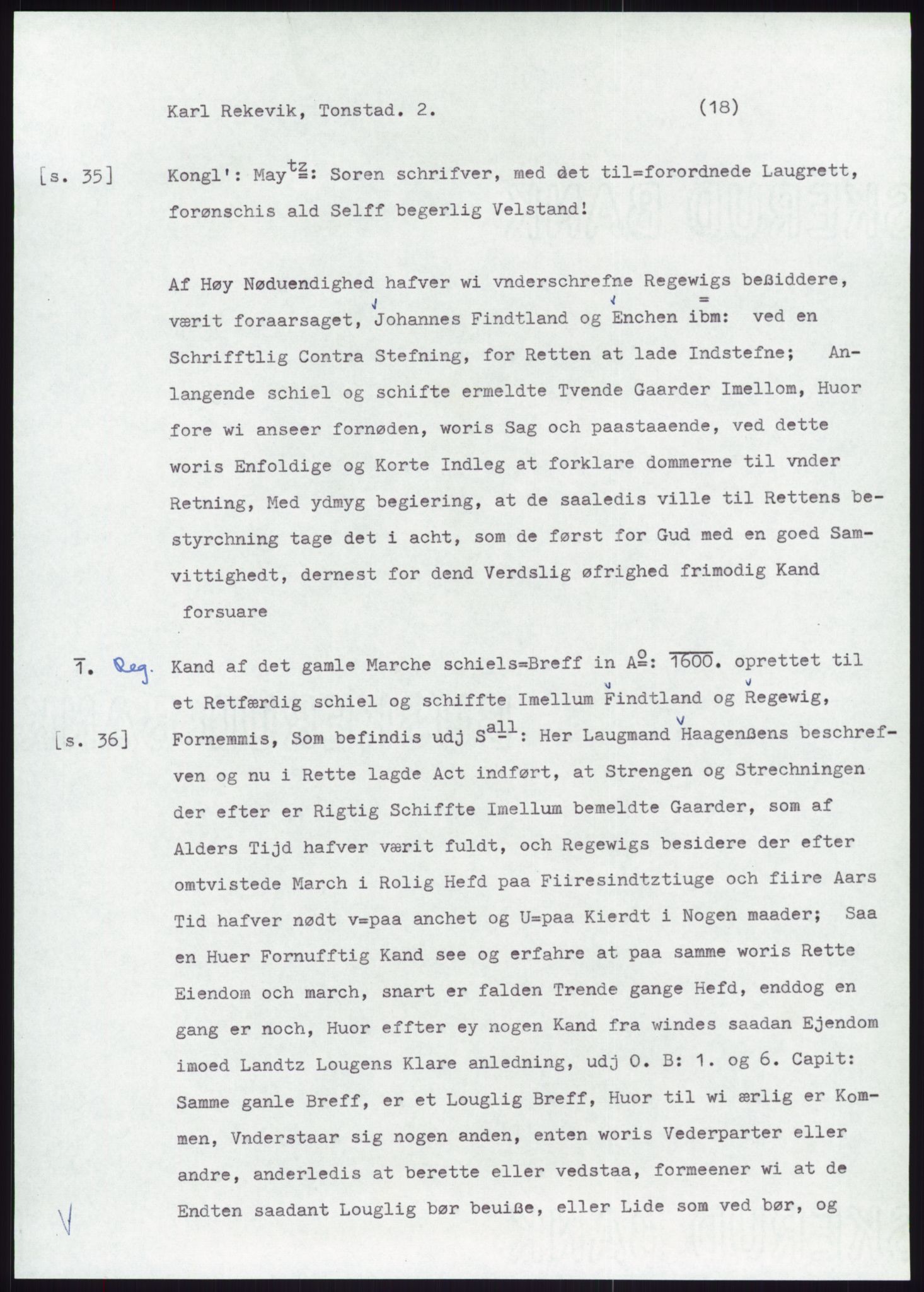 Samlinger til kildeutgivelse, Diplomavskriftsamlingen, AV/RA-EA-4053/H/Ha, p. 2386