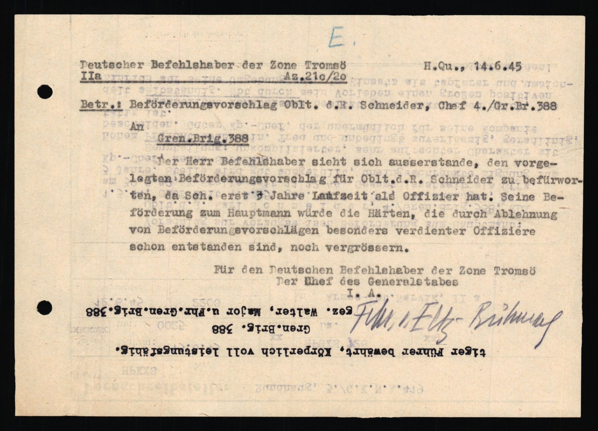 Forsvarets Overkommando. 2 kontor. Arkiv 11.4. Spredte tyske arkivsaker, AV/RA-RAFA-7031/D/Dar/Dara/L0019: Personalbøker og diverse, 1940-1945, p. 147