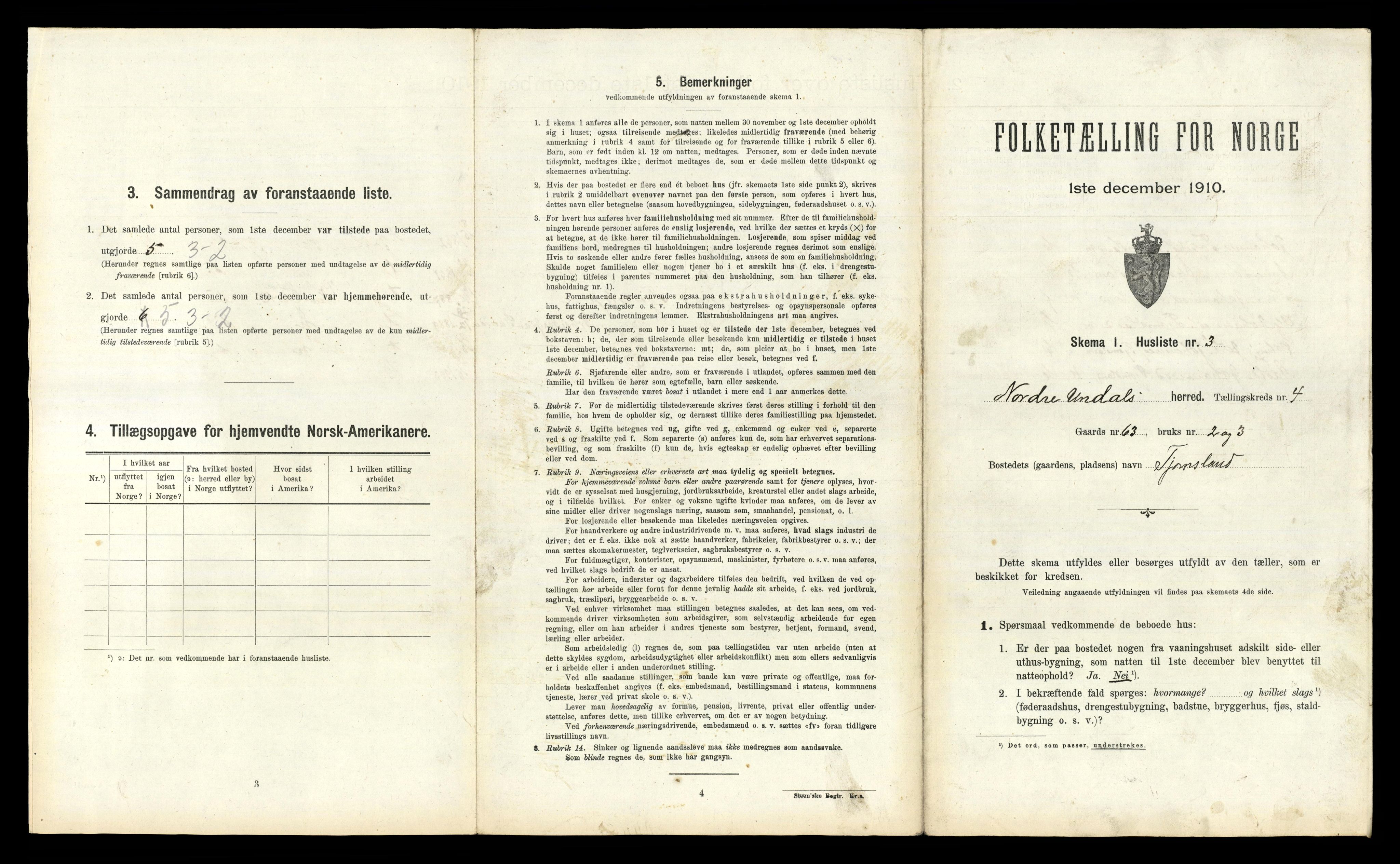 RA, 1910 census for Nord-Audnedal, 1910, p. 316