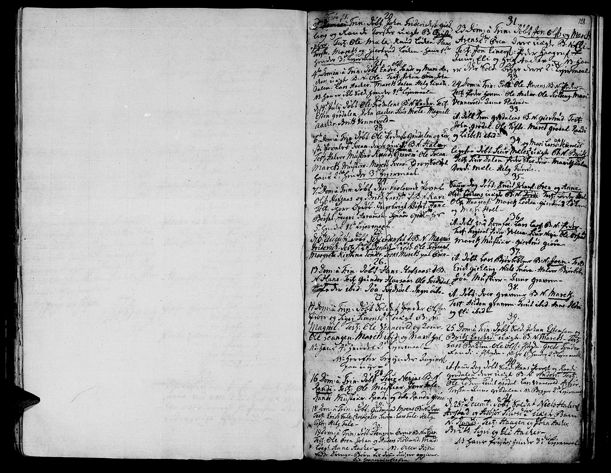 Ministerialprotokoller, klokkerbøker og fødselsregistre - Møre og Romsdal, AV/SAT-A-1454/590/L1007: Parish register (official) no. 590A01, 1752-1793, p. 128