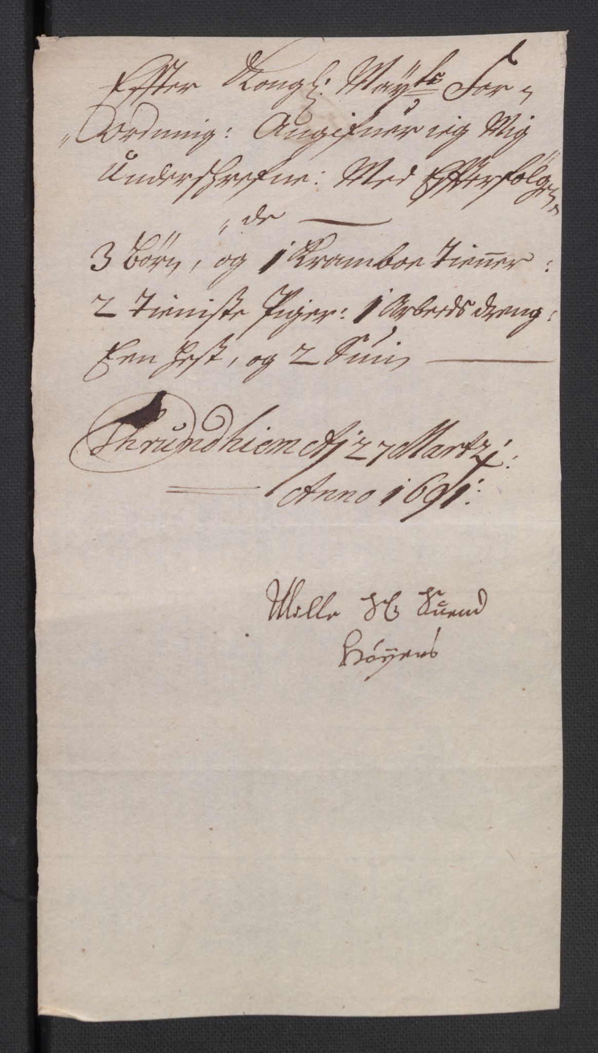 Rentekammeret inntil 1814, Reviderte regnskaper, Byregnskaper, AV/RA-EA-4066/R/Rs/L0506: [S2] Kontribusjonsregnskap, 1691-1692, p. 85