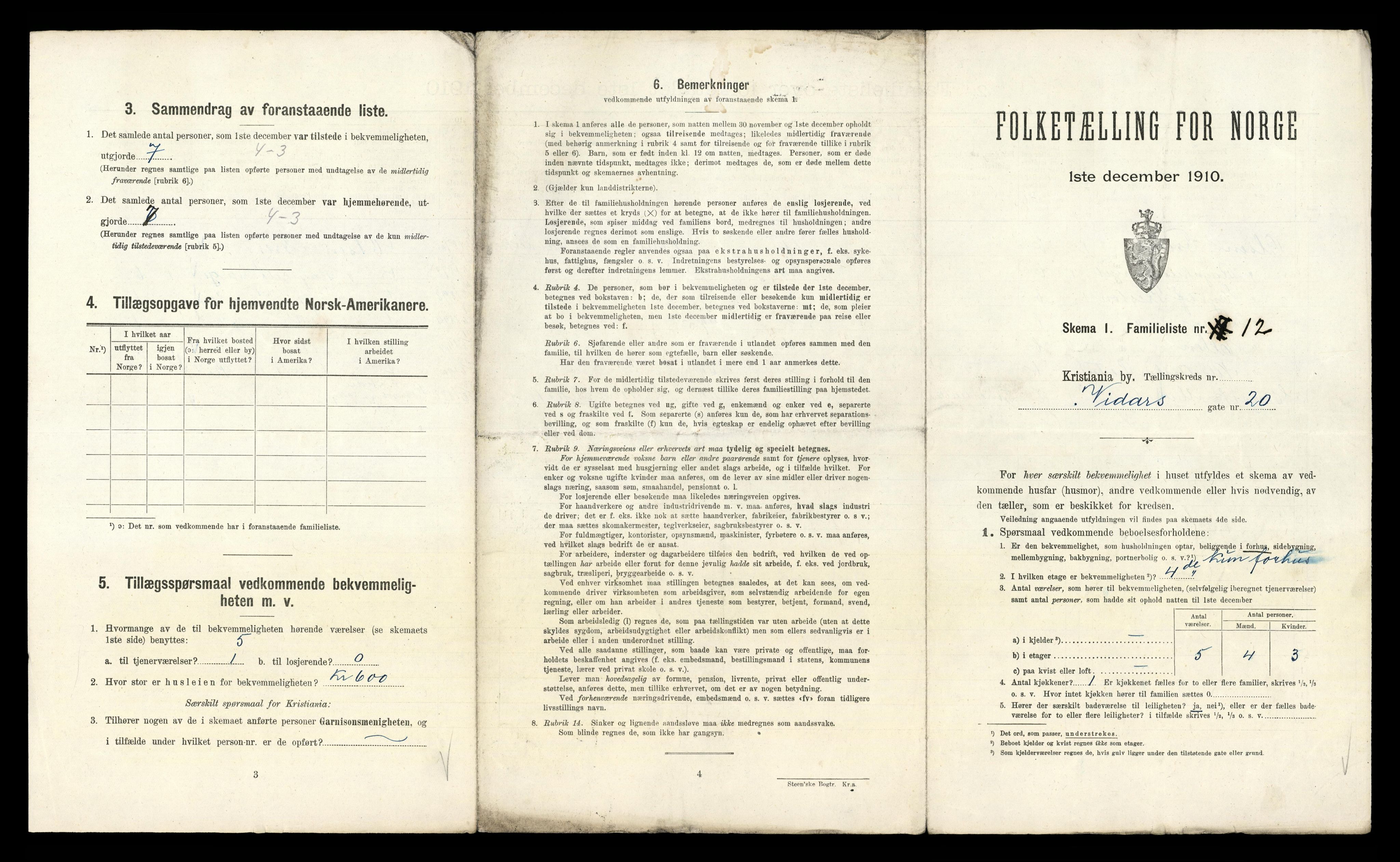 RA, 1910 census for Kristiania, 1910, p. 119683